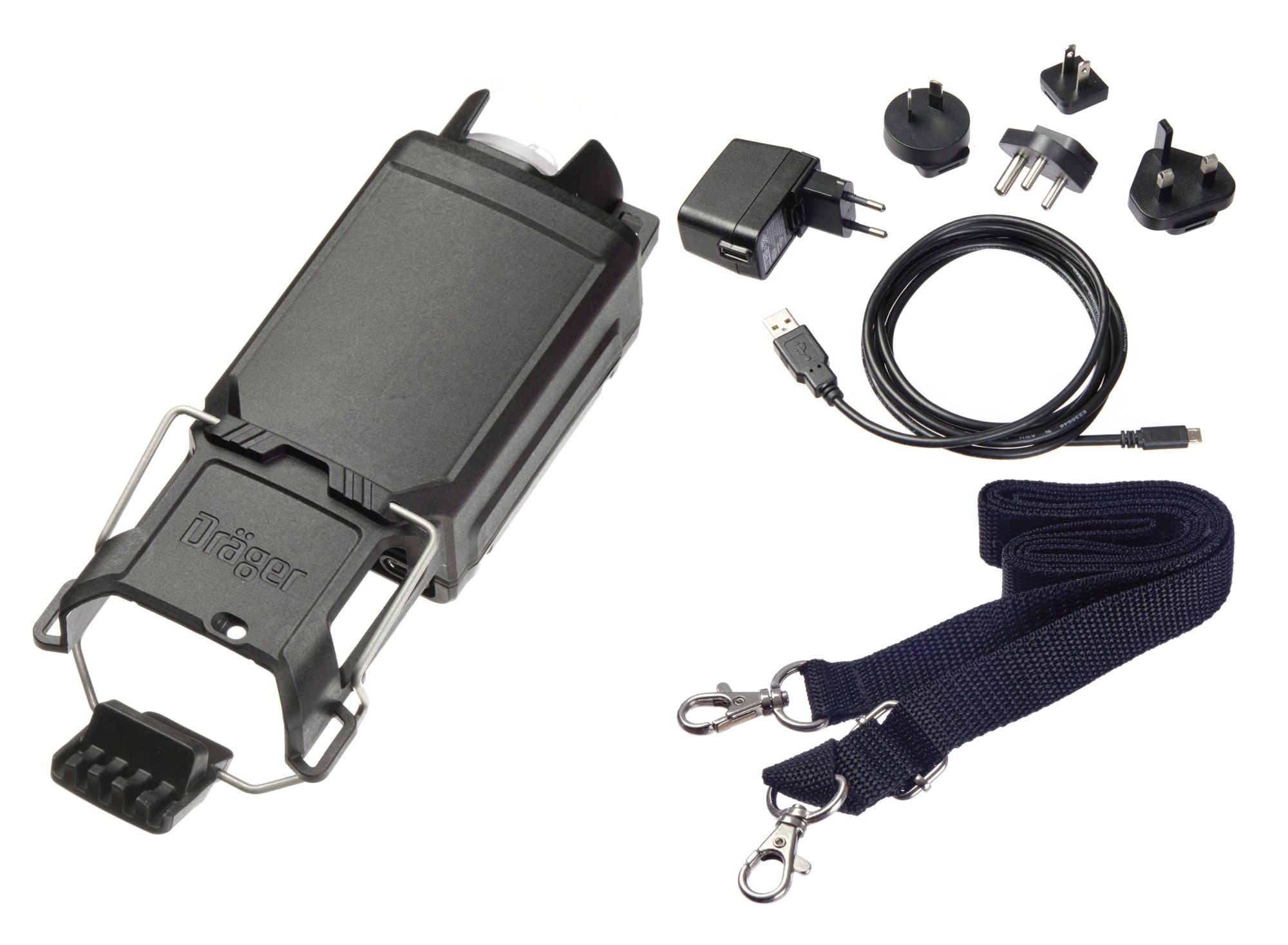 Dräger® X-am® Pumpe inkl. Netzteil & Tragegurt 8327115, Zur Fernprobenahme von Gasen, Für Dräger® X-am® 2500 / 2800 / 5000 / 5600 / 5800