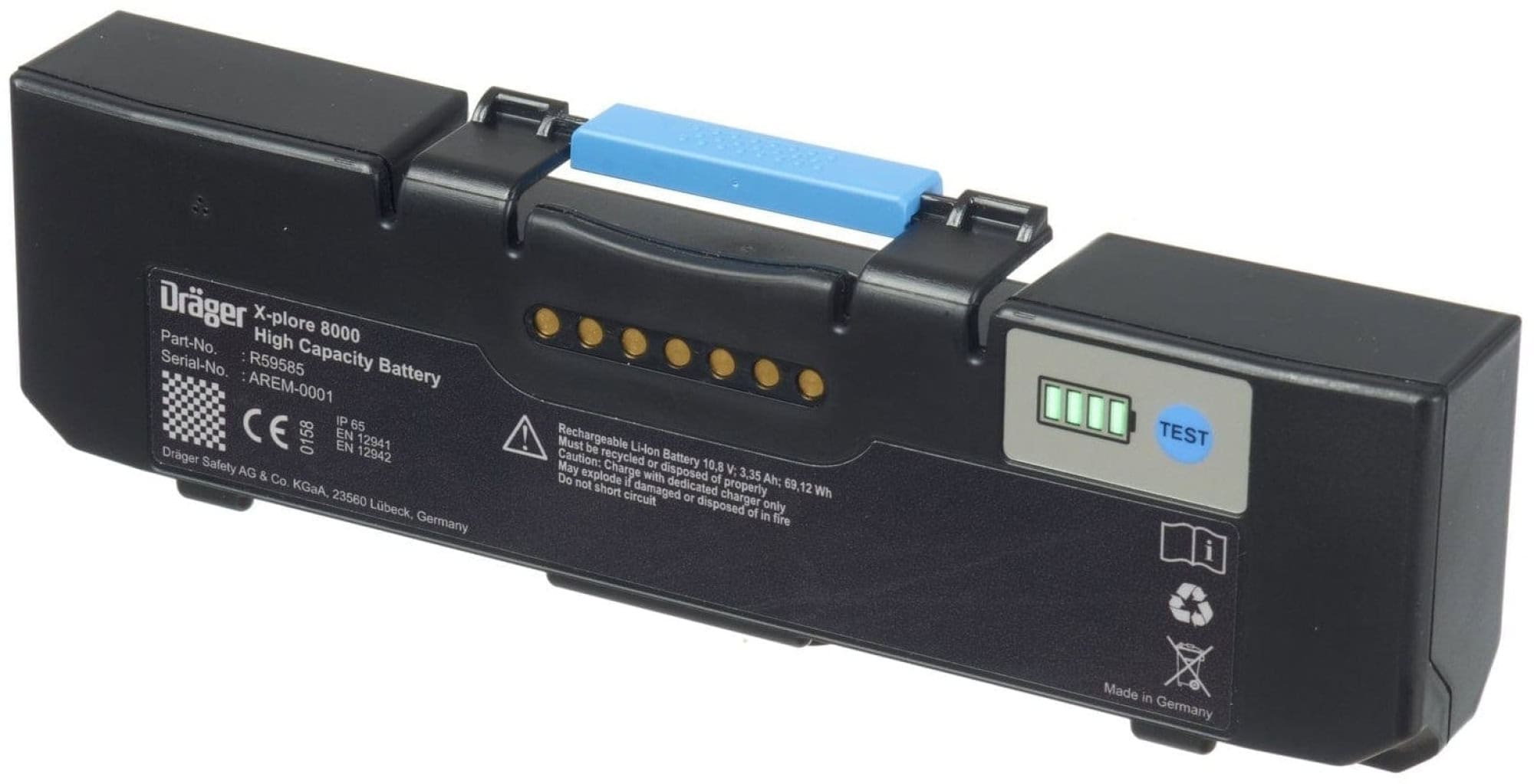 Dräger® X-plore® 8000 Gebläse Atemschutzset X-plore-8700-HIK5, TH3, Partikel- Gase- & Dämpfeschutz, EX-Schutz, Schwer-Industrie, Teile: [R59560, 3710785, R59600, 6739730, 6739535]
