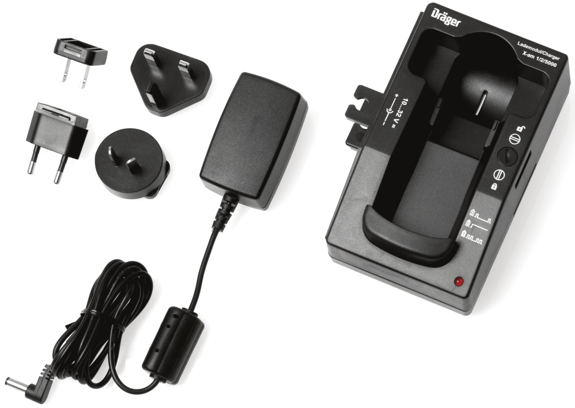 Dräger® X-am® Ladeset Basic 8320333, Für Dräger® X-am® 2000 / 2500 / 2800 / 5000 / 5100 / 5600 / 5800