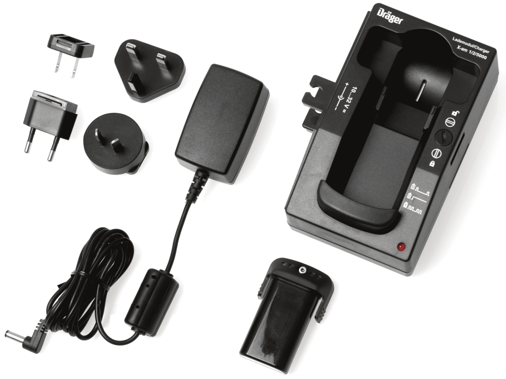 Dräger® X-am® Akku Ladeset 2.0 3703889, Für Dräger® X-am® 125 / 2800 / 5800