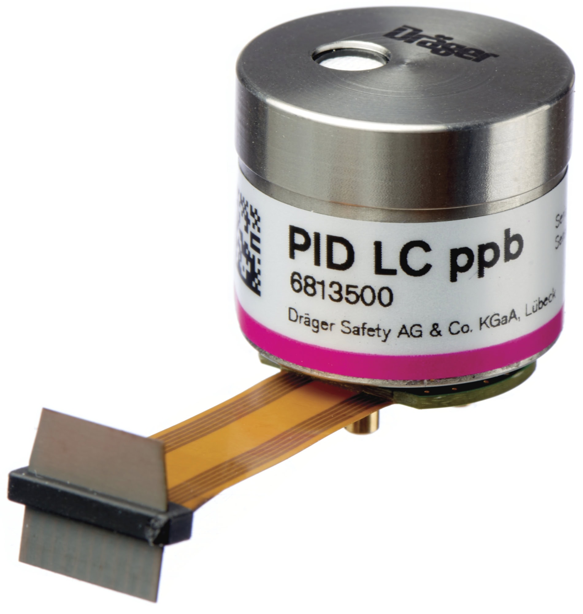 Dräger® PID LC ppb Sensor 6813500, Isobuten / Benzol, Niedrige Konzentrationen, 0 bis 10 ppm i-Buten / 0 bis 5 ppm Benzol, Photoionisationsdetektor Sensor, Für Dräger® Gasmessgeräte