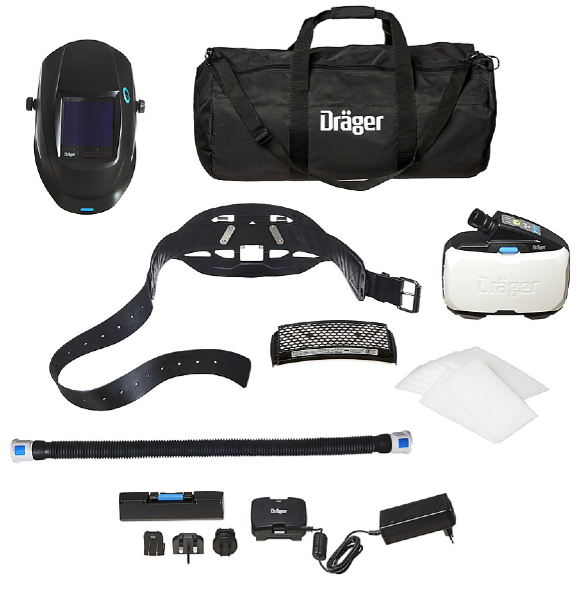 Dräger® X-plore® 8500 Schweißer Set Standard 3722132, TH3, 4A/3B, Kopfband + Textilkopfschutz