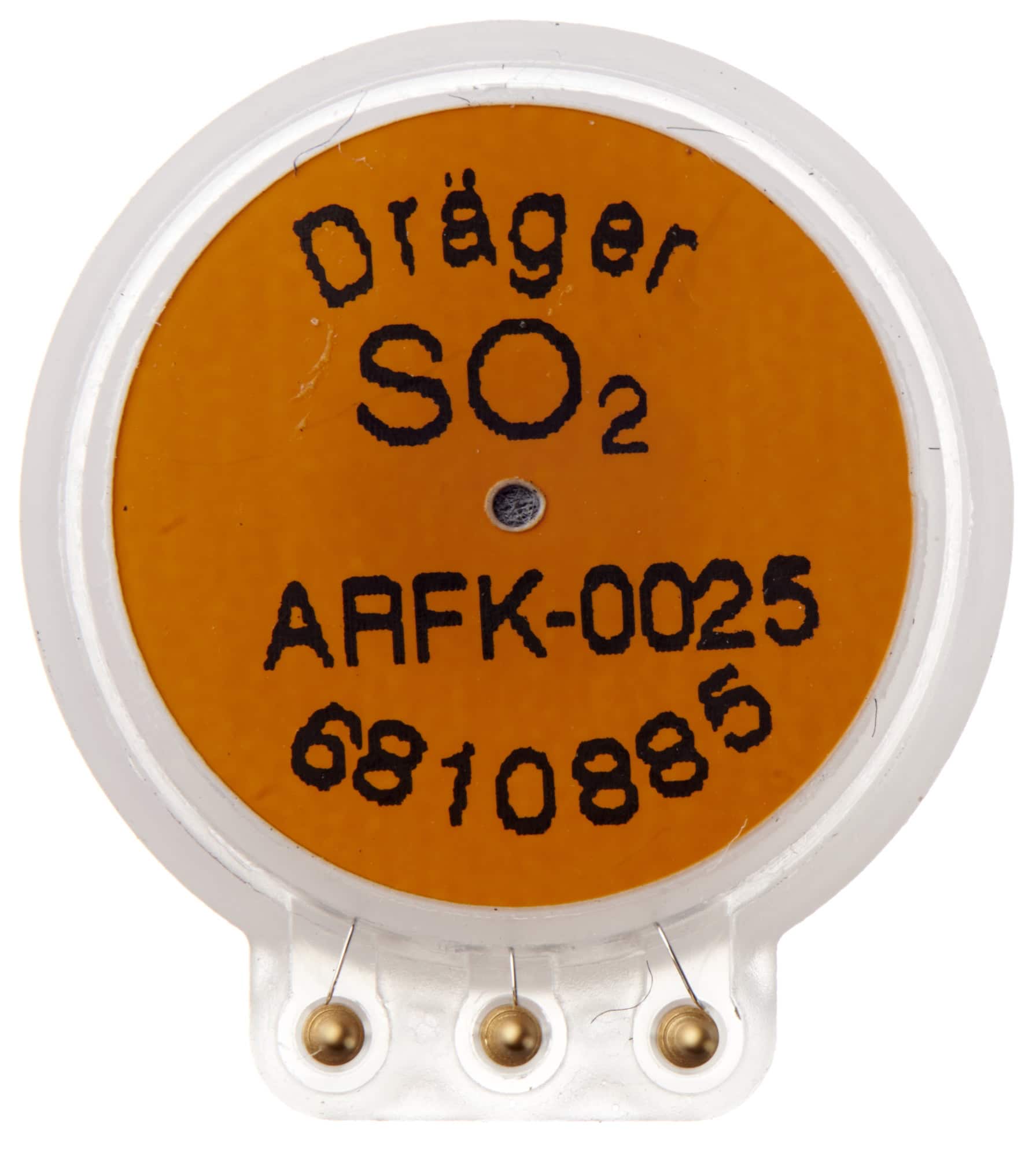 Dräger® XXS SO2 Sensor 6810885, Schwefeldioxid, 0 bis 100 ppm, Elektrochemischer Sensor, Für Dräger® Gasmessgeräte