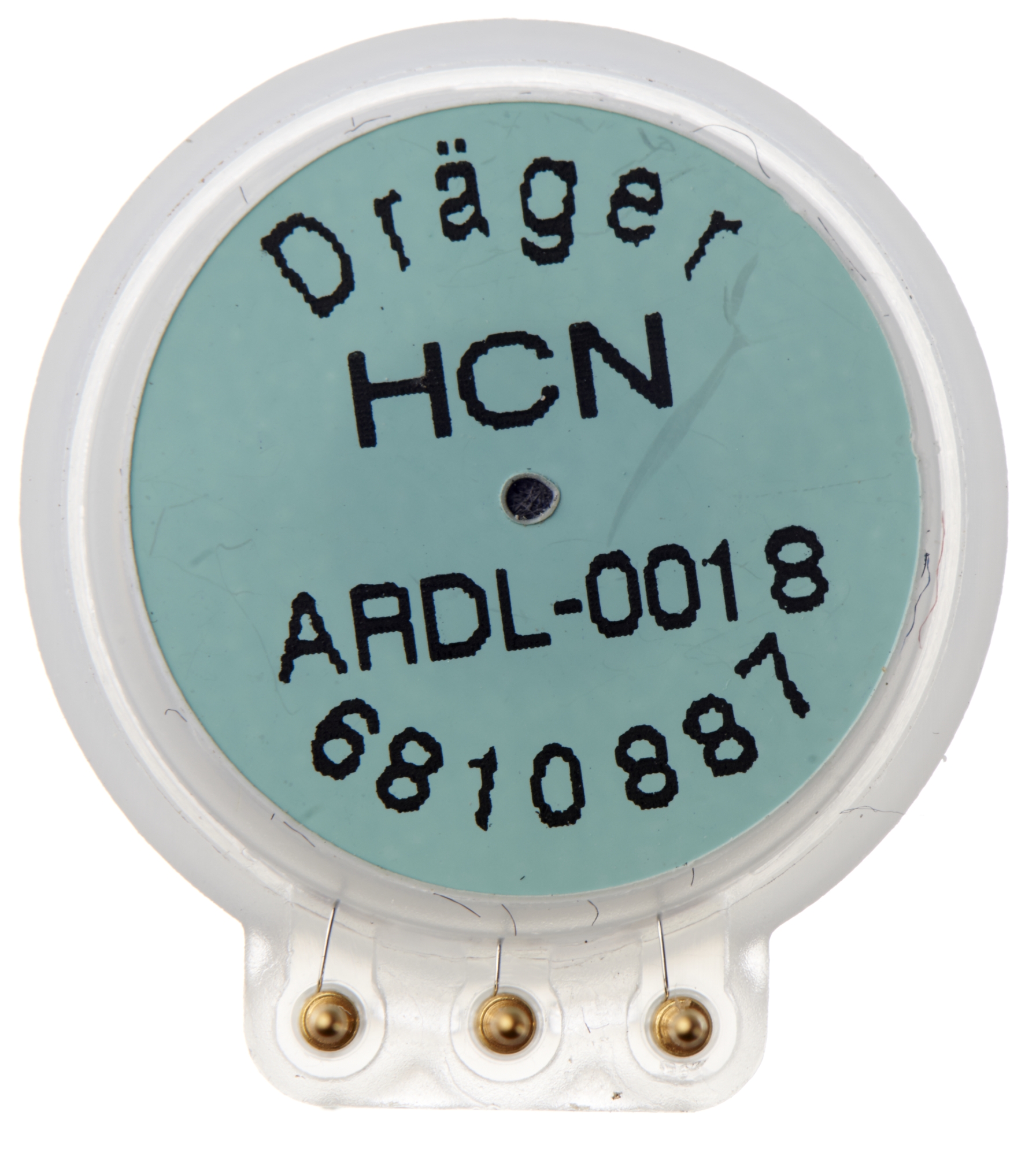 Dräger® XXS HCN Sensor 6810887, Cyanwasserstoff (Blausäure), 0 bis 50 ppm, Elektrochemischer Sensor, Für Dräger® Gasmessgeräte