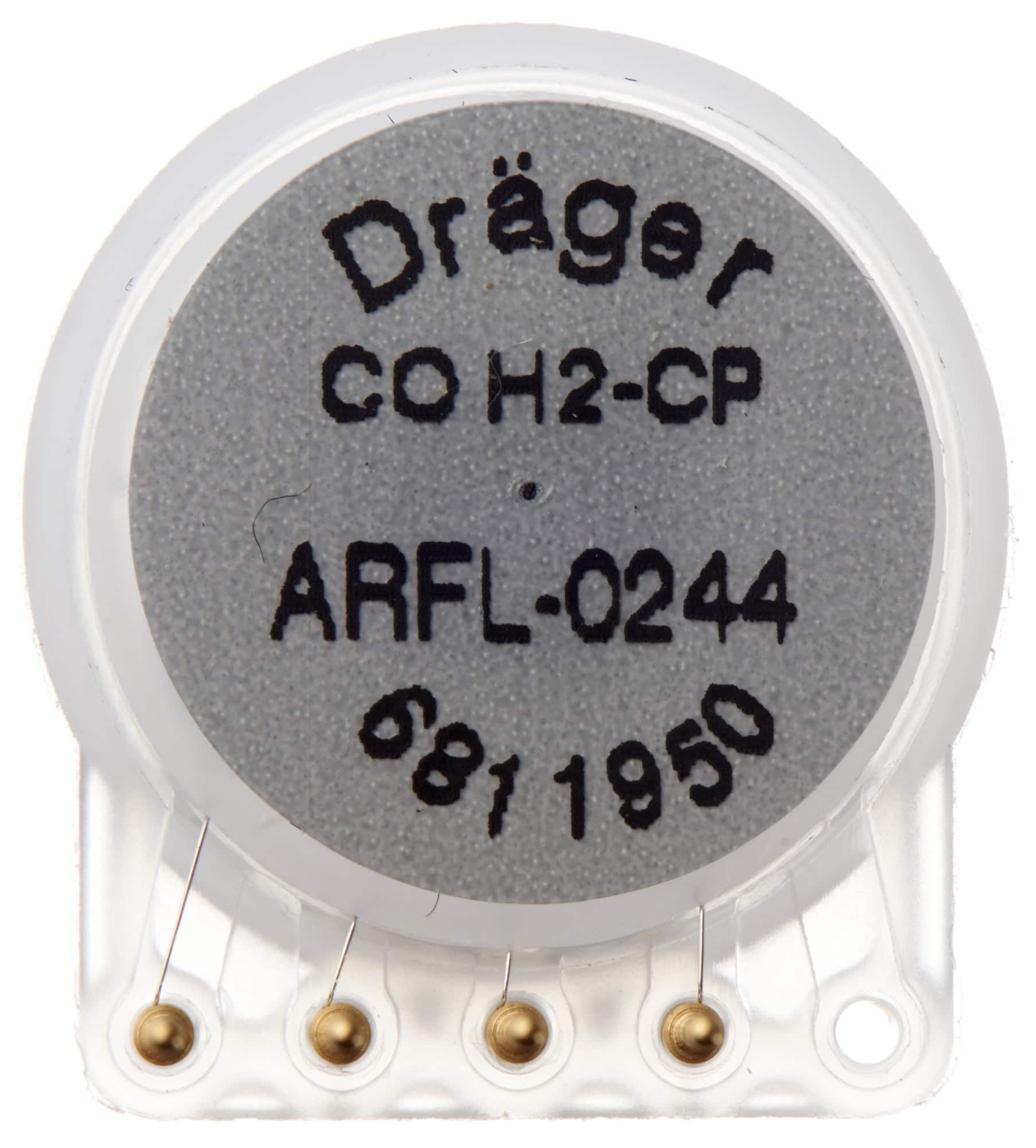 Dräger® XXS CO H2 CP Sensor 6811950, Kohlenstoffmonoxid, Wasserstoff kompensiert, 0 bis 2.000 ppm, Elektrochemischer Sensor, Für Dräger® Gasmessgeräte