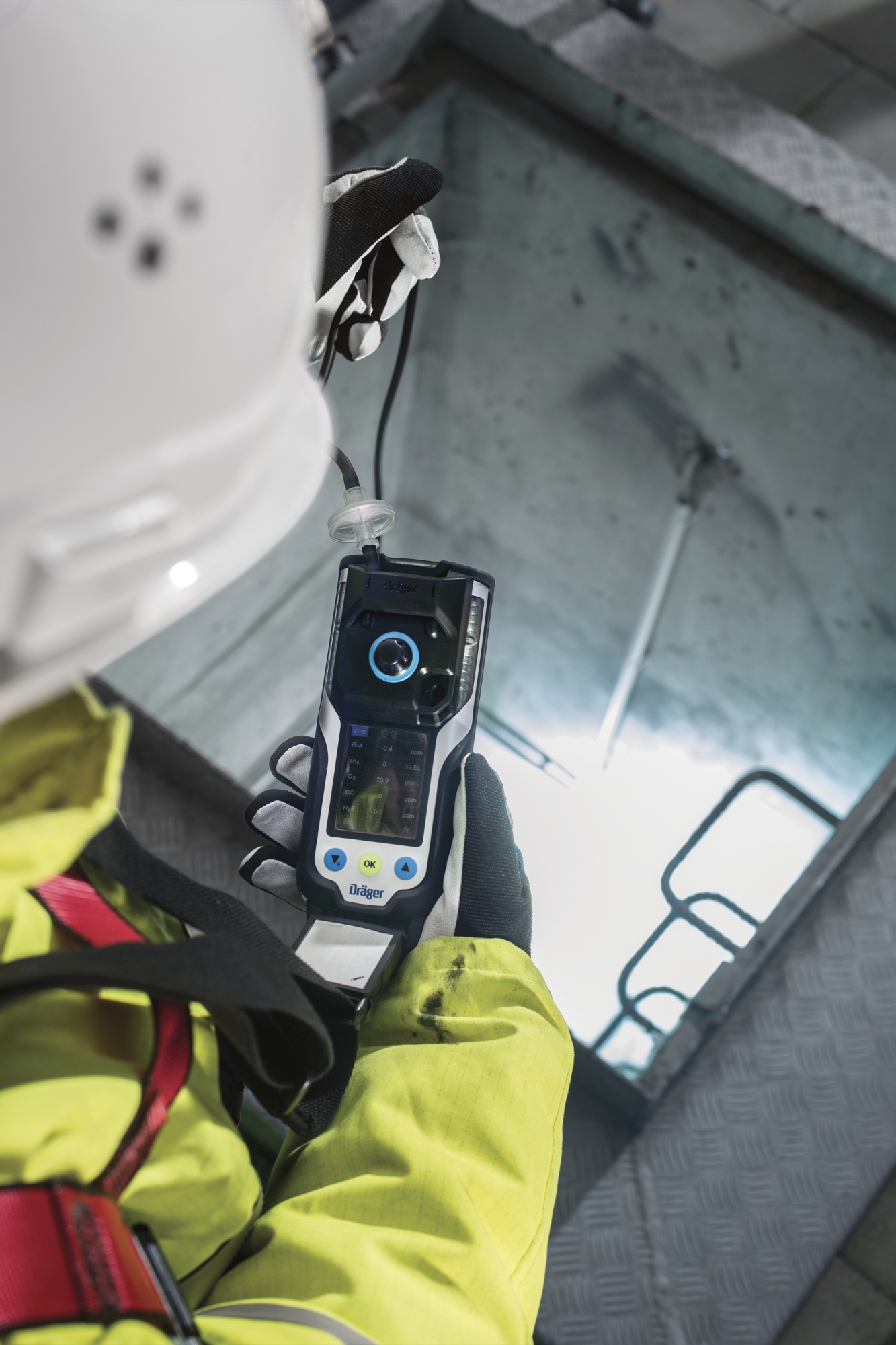 Dräger® X-am® 8000 Mehrgasmessgerät 8325875, Basisversion Pumpe, Interne Pumpe, Ohne Sensoren, 1 bis 7 Gase Messgerät, IP 68 Staub- & Wasserdicht, Für die persönliche Gasüberwachung im täglichen Einsatz, Freimessung & Bereichsüberwachung