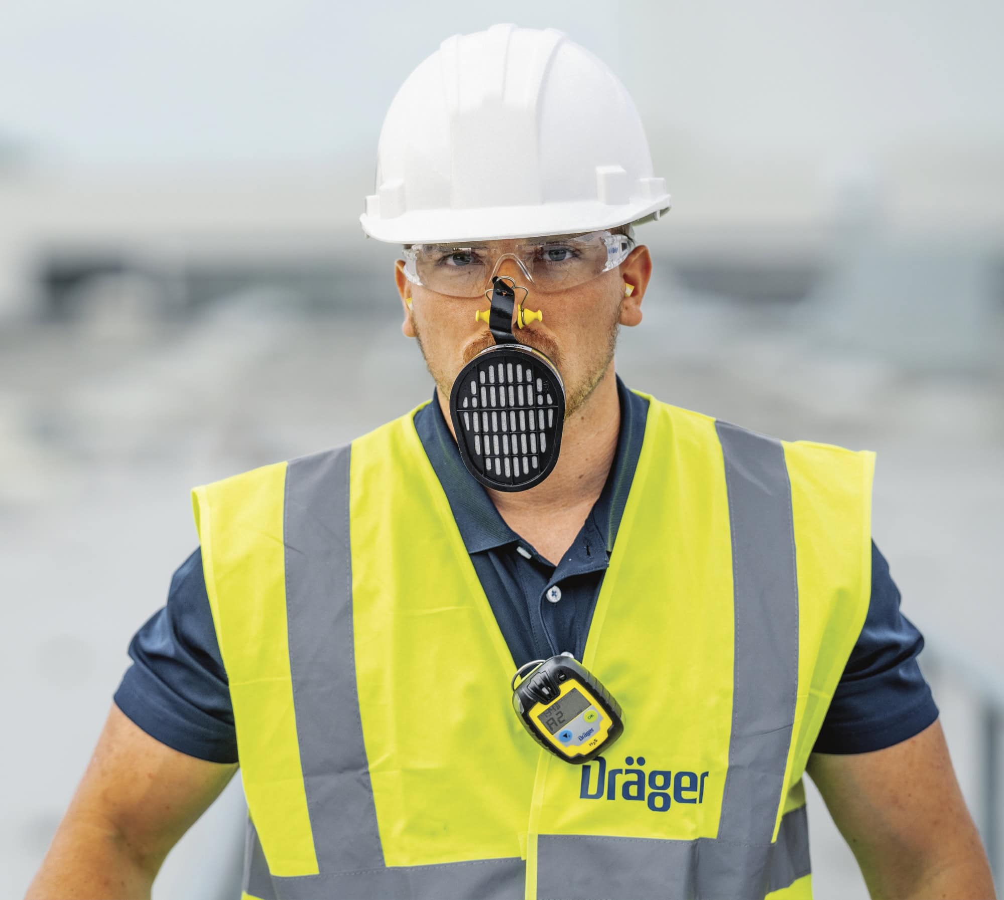 Dräger® PARAT® 1260 Flucht Filtergerät 3702150, ABEK10 Filter für mind. 10 Min. Schutz, Filter eingeschweißt, Universalgröße, Flucht Filtergerät zum Schutz gegen organische, anorganische, saure Gase & Dämpfe, Ammoniak & org. Ammoniakderivate