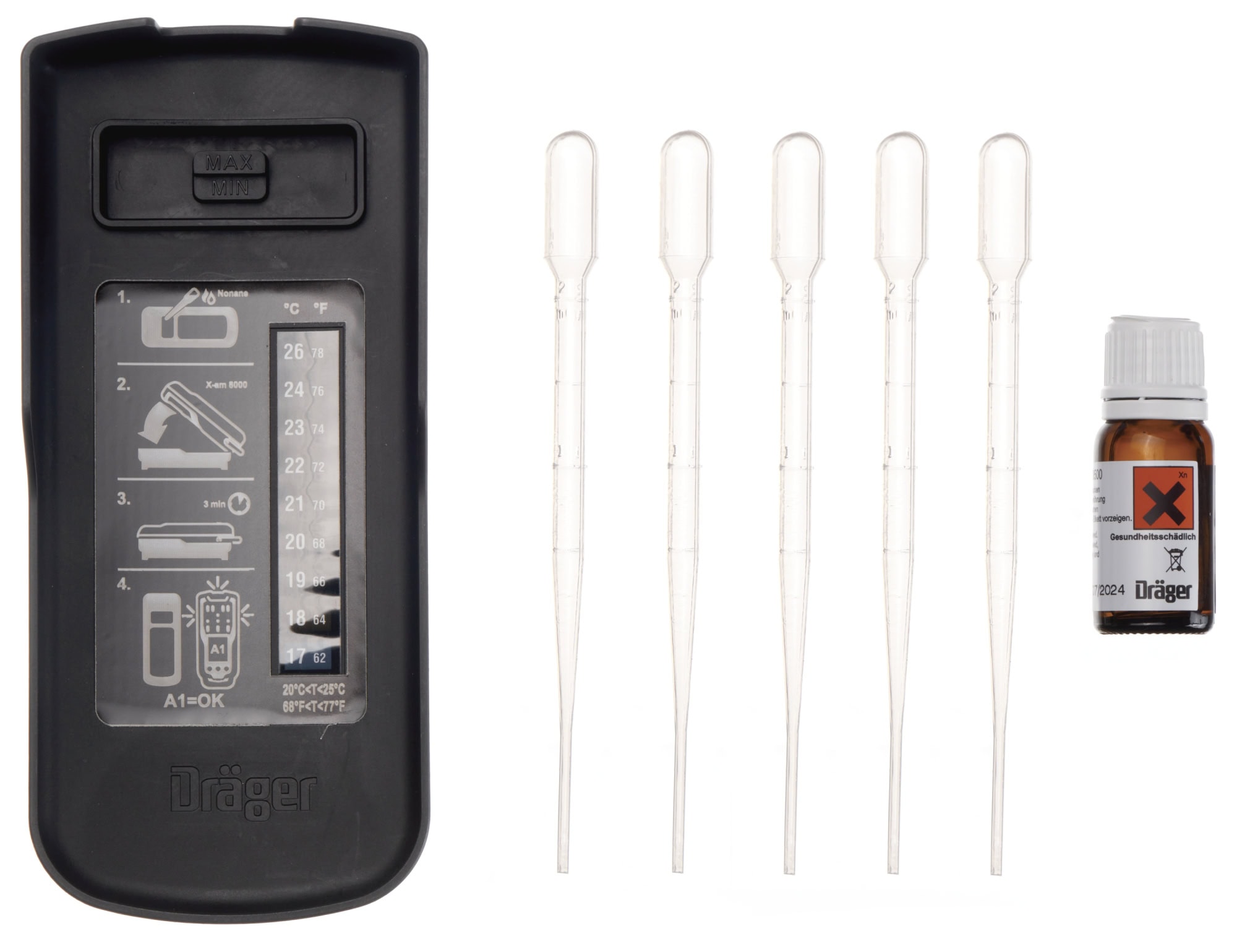 Dräger® X-am® Nonan Tester 8325861, Für Dräger® X-am® 3500 / 8000