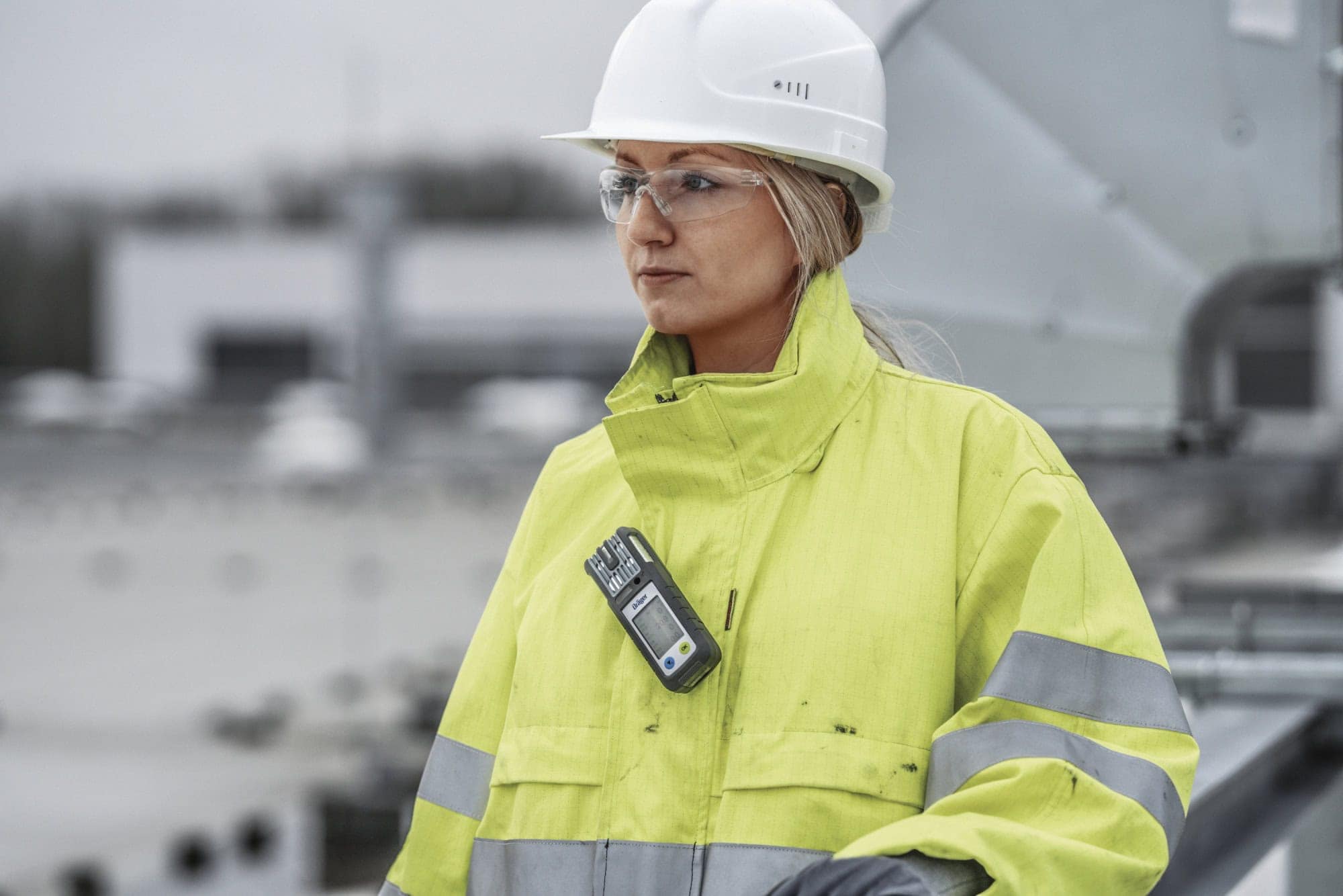 Dräger® X-am® 2800 Mehrgasmessgerät 3703919, Sensoren: CatEx, O2, CO LC, H2S LC, inkl. Akku- & Ladetechnikset, 1 bis 4 Gase Messgerät, IP 68 Staub- & Wasserdicht, Für die persönliche Gasüberwachung im täglichen Einsatz