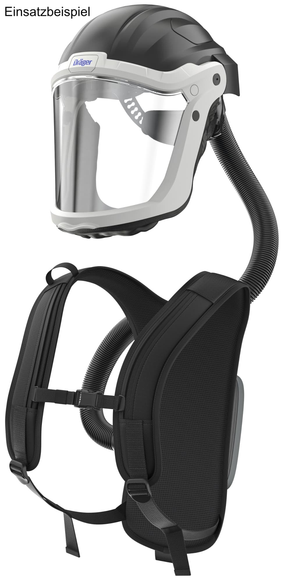 Dräger® X-plore® 8300 Rückentragesystem 3732645, Universalgröße, Für X-plore® 8300 Gebläseeinheit