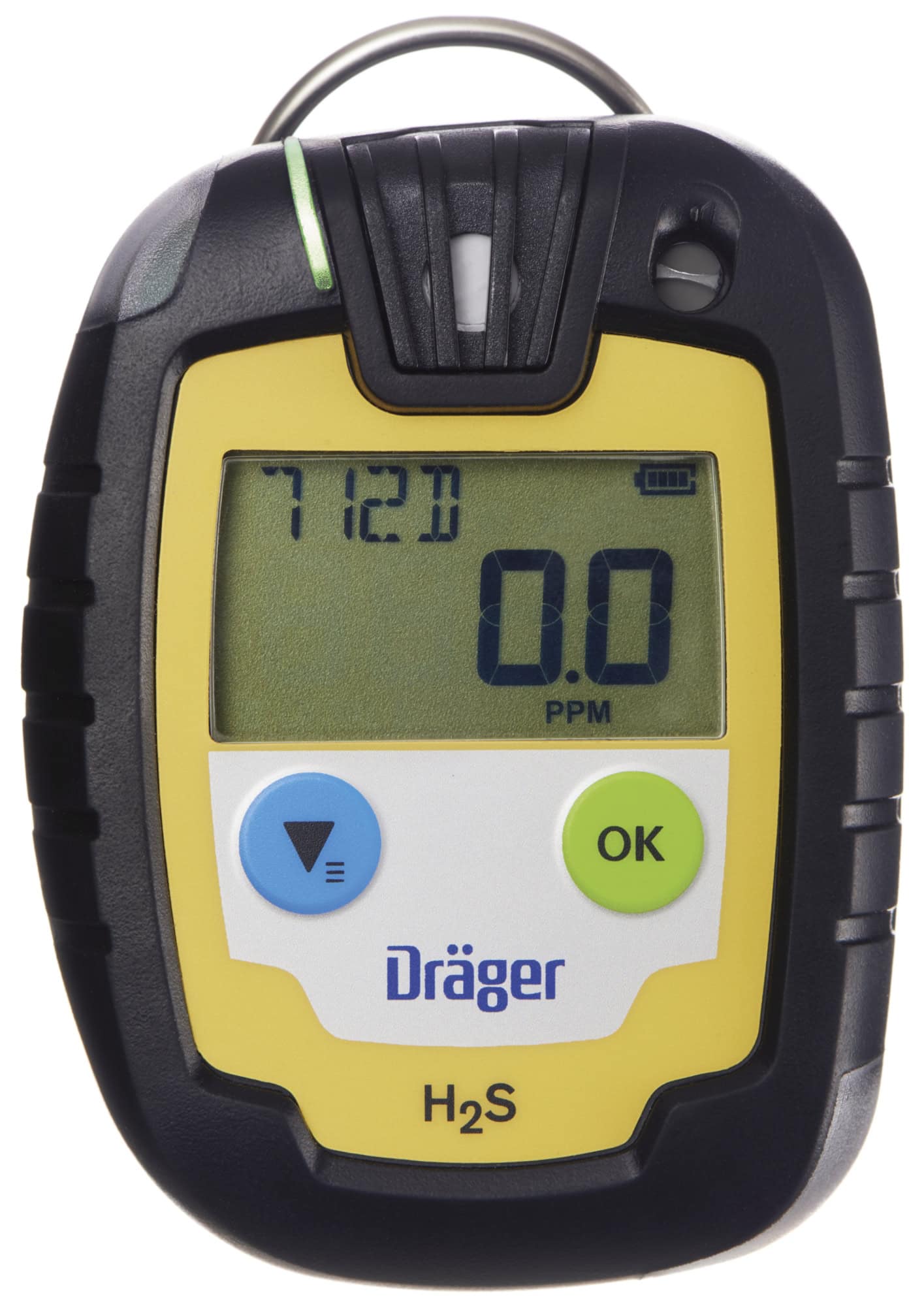 Dräger® Pac® 6000 Eingasmessgerät 8326320, Sensor: H2S, IP 68 Staub & Wasserdicht, Mobiles Gaswarngerät für Schwefelwasserstoff (H2S)