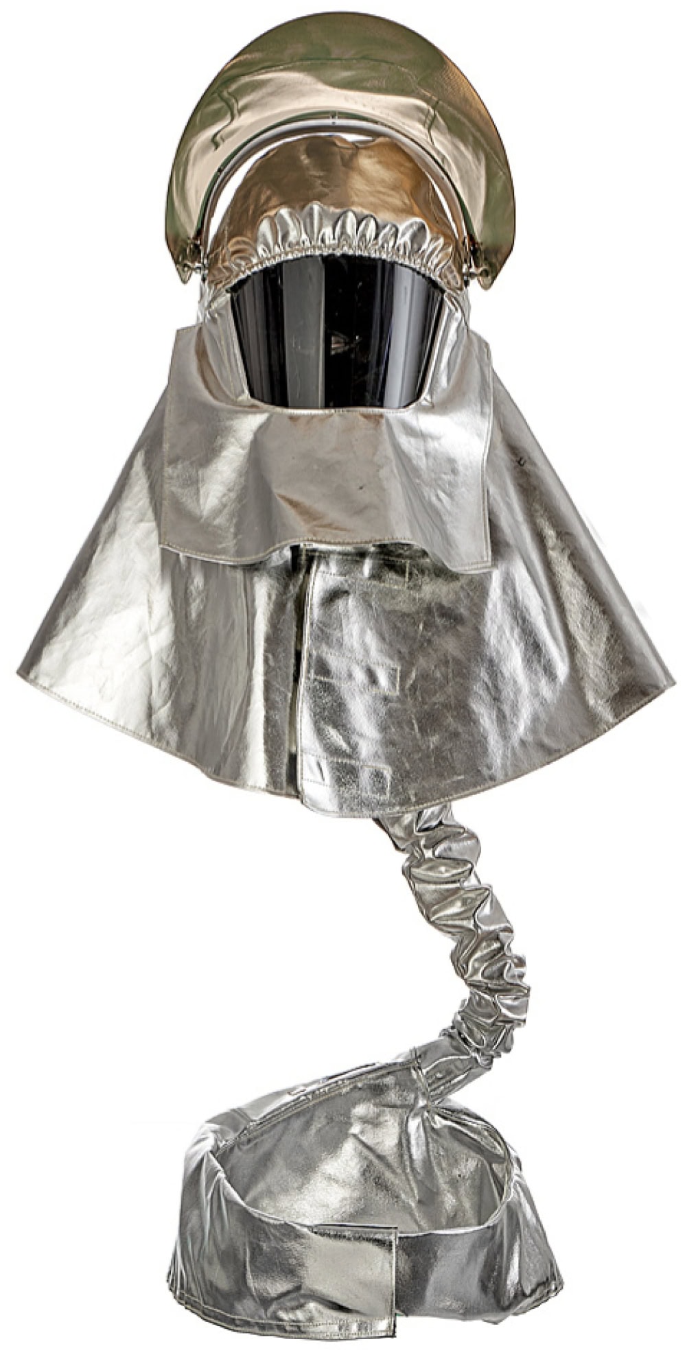 Preview: Dräger® X-plore® 8000 Hitzeschutz Set für Helm HL1 3717385, Helm Überzug (Lang) + Schlauch & Einheit Überzug, Silber, Für Visierhelm HL1 & X-plore 8500