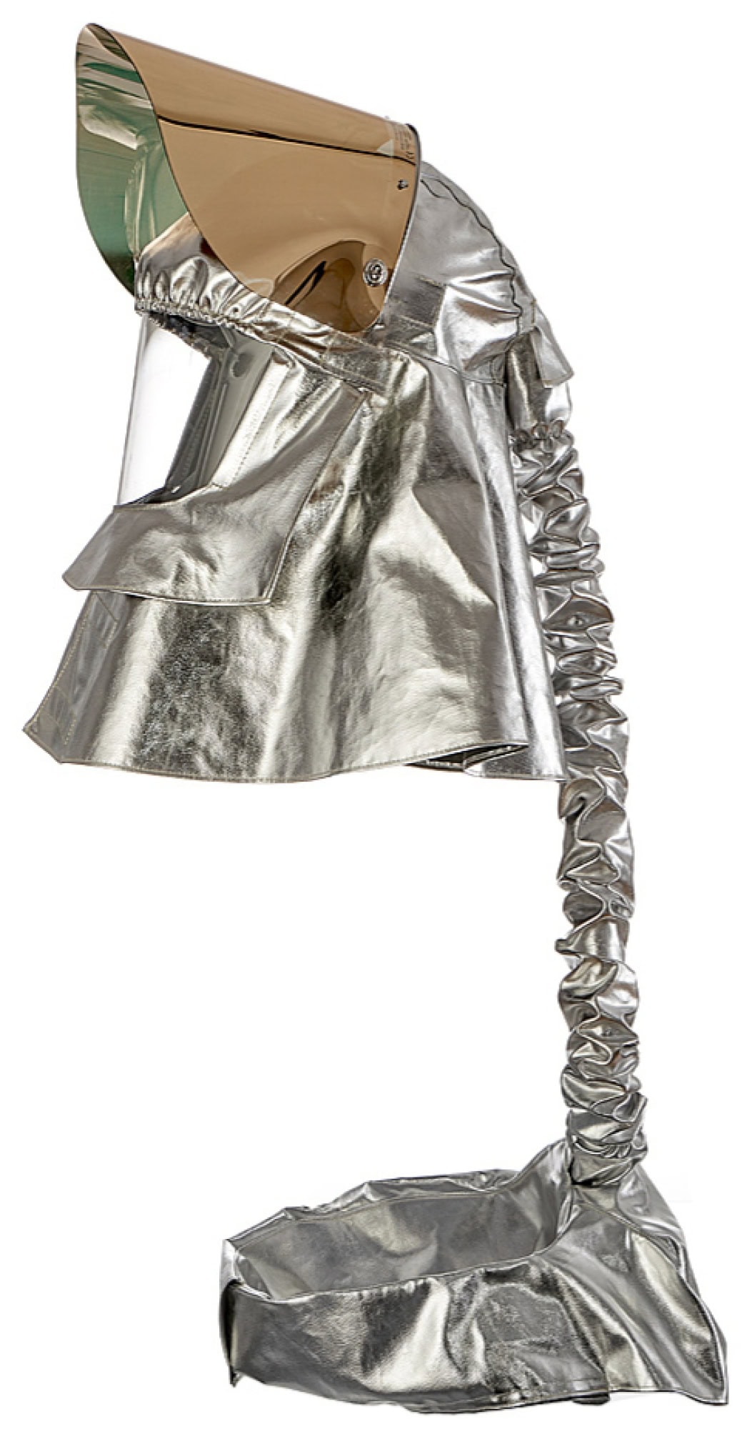 Preview: Dräger® X-plore® 8000 Hitzeschutz Set für Helm HL1 3717385, Helm Überzug (Lang) + Schlauch & Einheit Überzug, Silber, Für Visierhelm HL1 & X-plore 8500