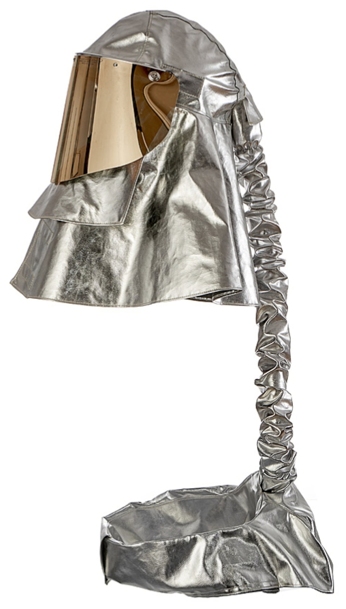 Preview: Dräger® X-plore® 8000 Hitzeschutz Set für Helm HL1 3717385, Helm Überzug (Lang) + Schlauch & Einheit Überzug, Silber, Für Visierhelm HL1 & X-plore 8500