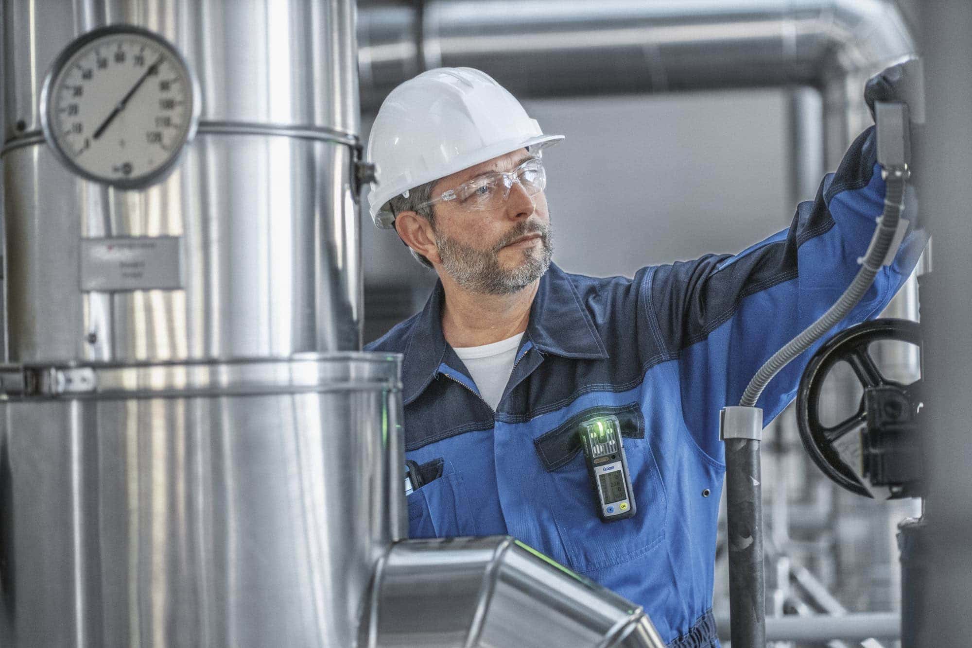 Dräger® X-am® 2800 Mehrgasmessgerät 3703918, Sensoren: CatEx, O2, CO LC, H2S LC, 1 bis 4 Gase Messgerät, IP 68 Staub- & Wasserdicht, Für die persönliche Gasüberwachung im täglichen Einsatz