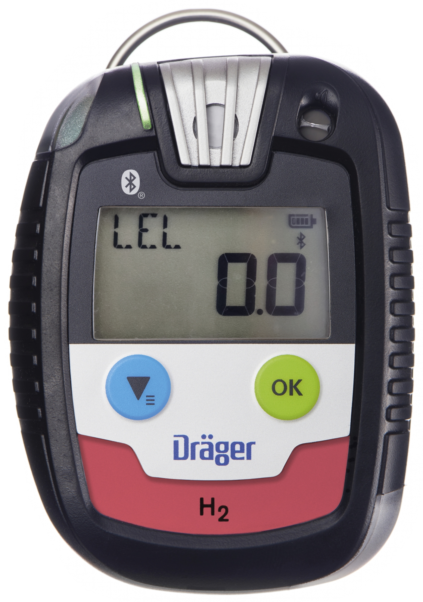 Dräger® Pac® 8000 Eingasmessgerät VN00973, Sensor: H2, Bluetooth®, IP 68 Staub & Wasserdicht, Mobiles Gaswarngerät für Wasserstoff (H2)