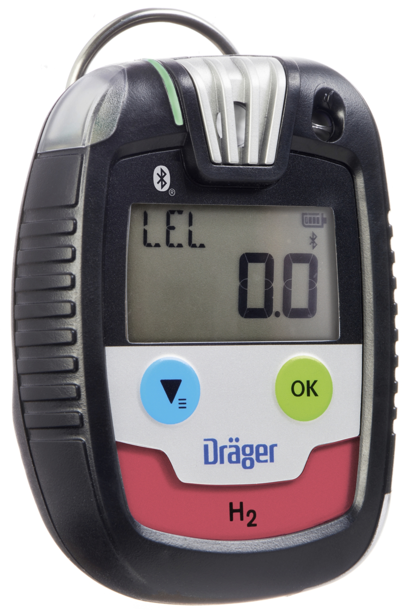 Dräger® Pac® 8000 Eingasmessgerät VN00973, Sensor: H2, Bluetooth®, IP 68 Staub & Wasserdicht, Mobiles Gaswarngerät für Wasserstoff (H2)