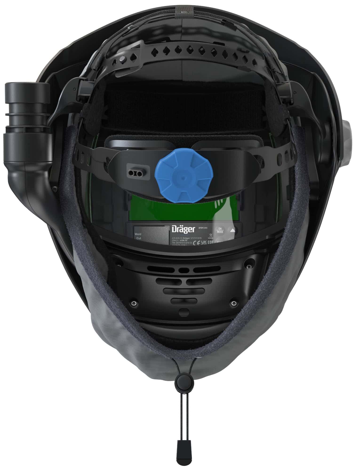 Dräger® X-plore® 8500 Schweißer Set Premium 3722131, TH3, 4A/3B, Seitenfenster, Hochklapp Funktion, Kopfband + Textilkopfschutz