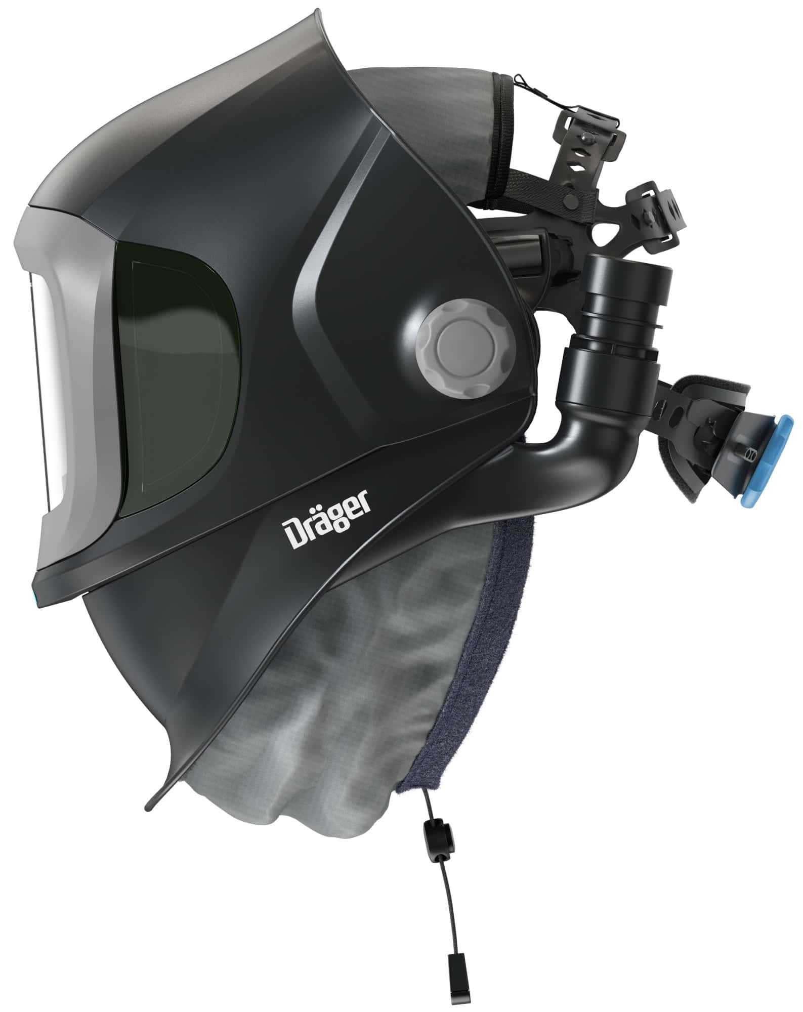 Dräger® X-plore® 8500 Schweißer Set Premium 3722131, TH3, 4A/3B, Seitenfenster, Hochklapp Funktion, Kopfband + Textilkopfschutz