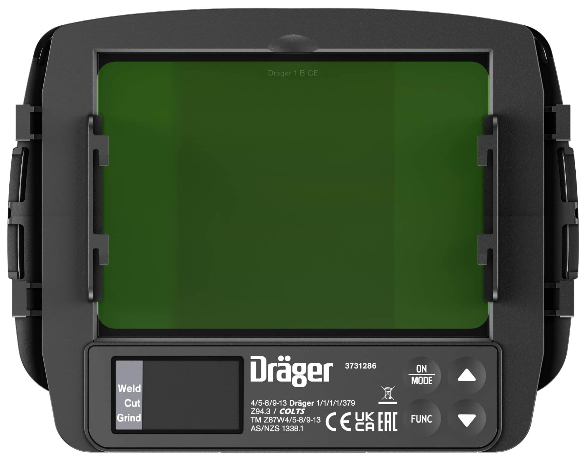 Dräger® X-plore® 8500 Schweißer Set Premium 3722131, TH3, 4A/3B, Seitenfenster, Hochklapp Funktion, Kopfband + Textilkopfschutz