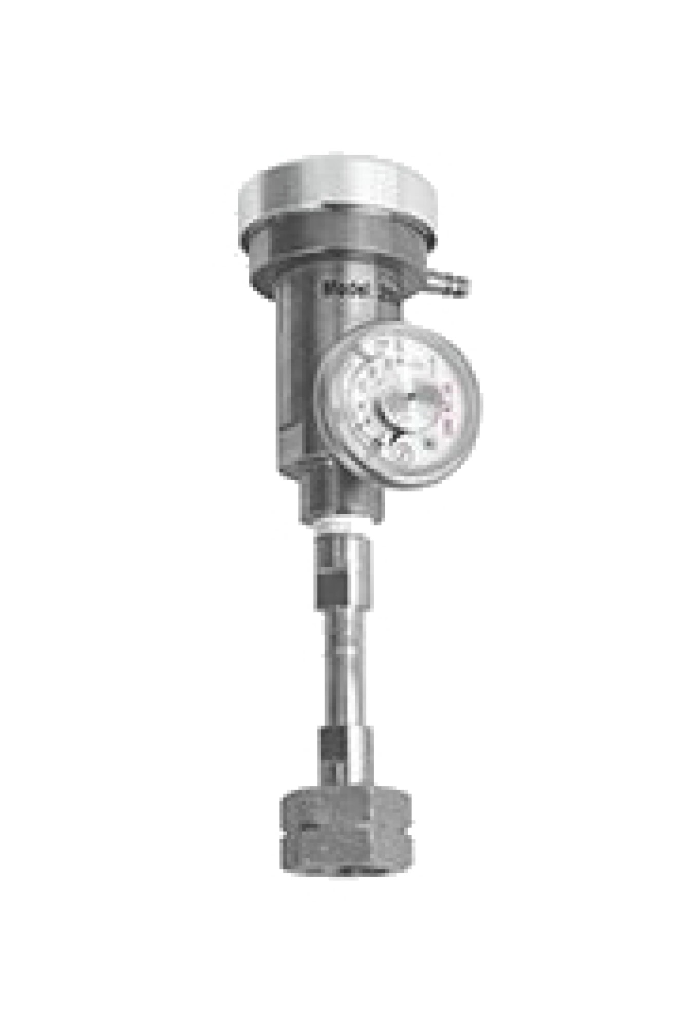Dräger® On-Demand Druckminderer 2003 + DIN477 Nr. 14 Adapter, 6810692, Edelstahl, Automatik Ventil, 0,5 Liter/Min., Geeignet auch für reaktive Gase, Für Gaswarngeräte mit interner Pumpe / Dräger® E-Cal Stationen