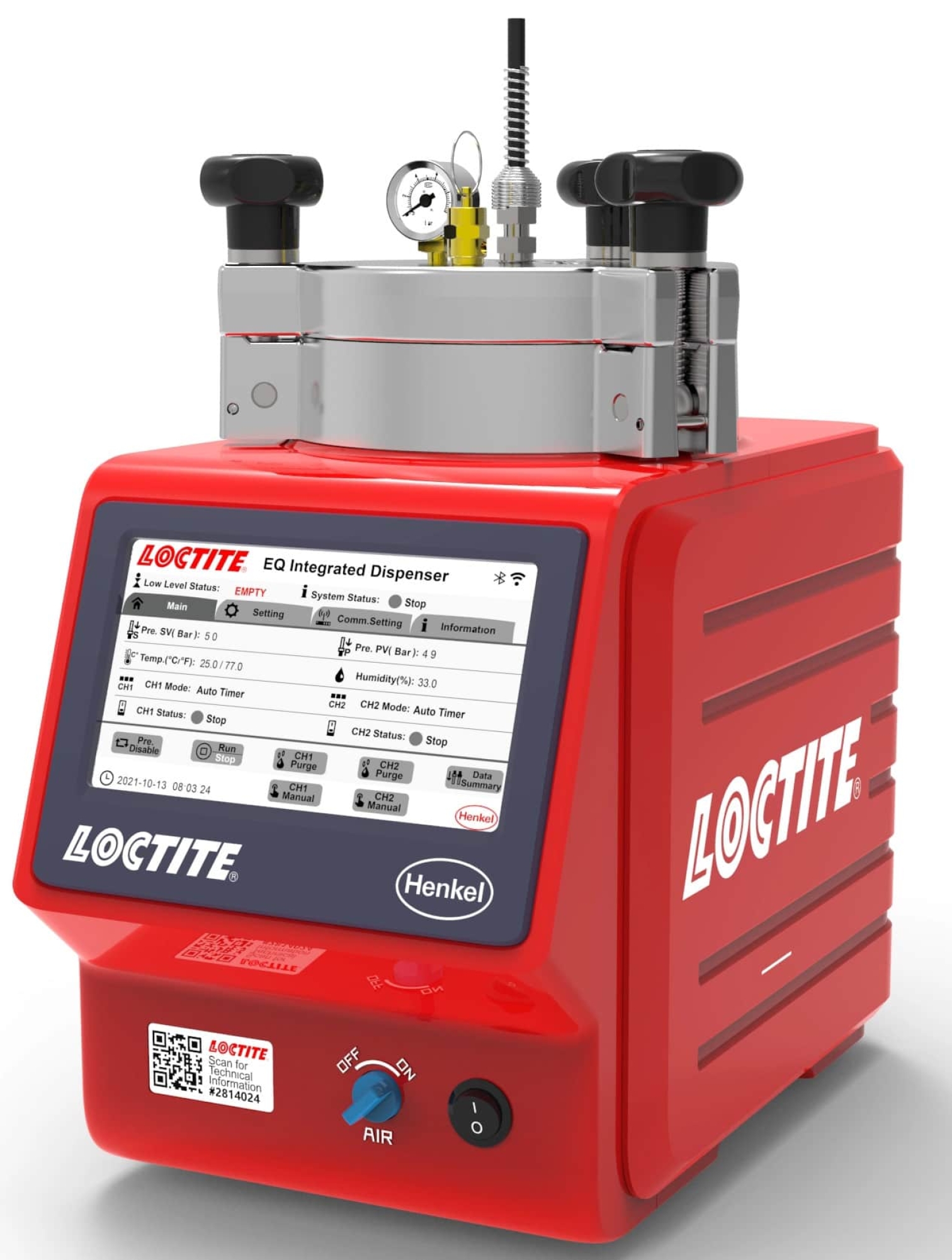 Henkel™ Loctite® Pneumatisches Dosiersystem Pulse RC50 I4.0, 2814024, Für automatisierte und konstante Klebstoffdosierung