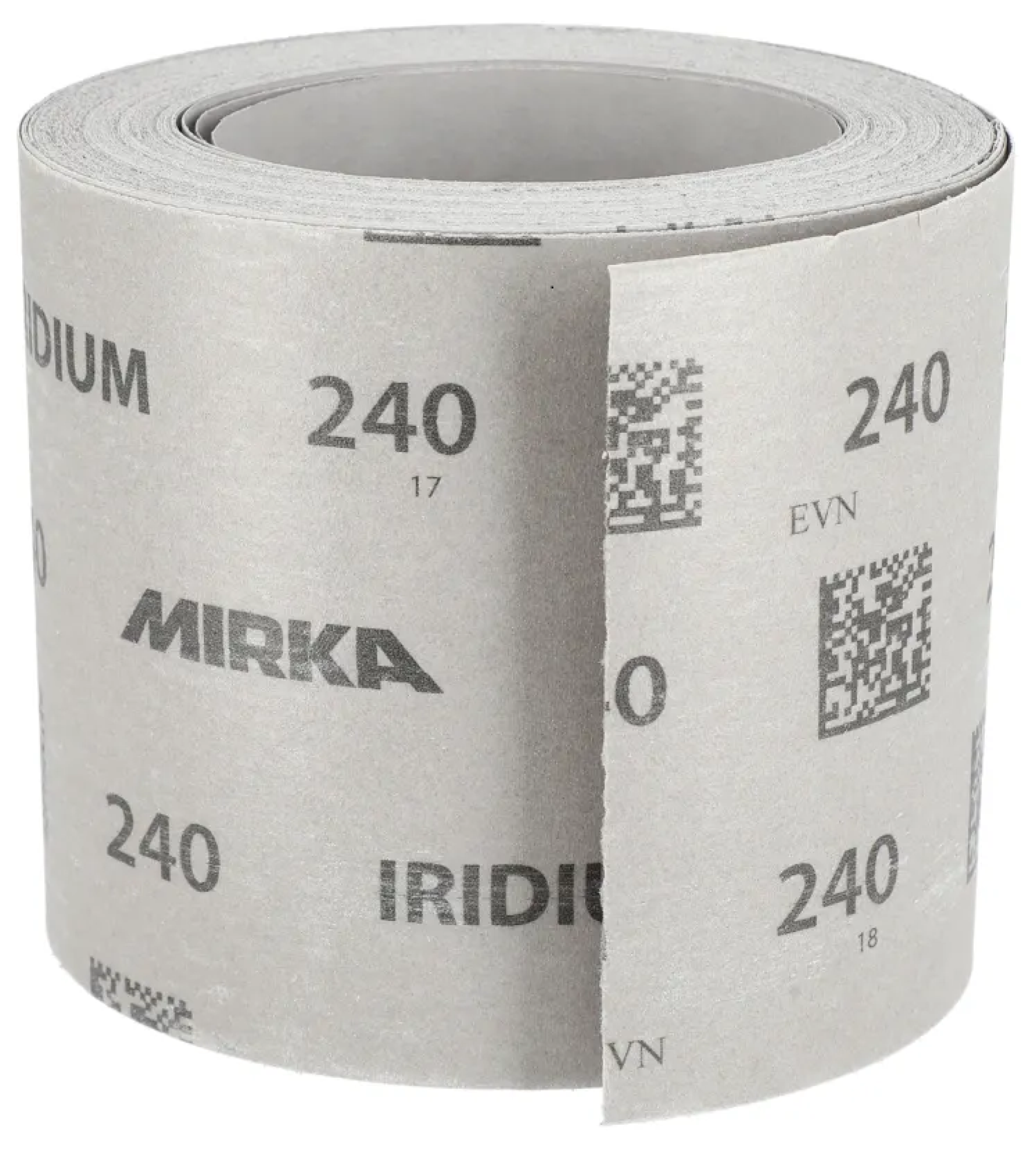 Mirka® Iridium® HS Schleifrolle 245BY00140, 115 mm x 25 m, P40, Kletthaftend, Mit Keramik- und Aluminiumkorn