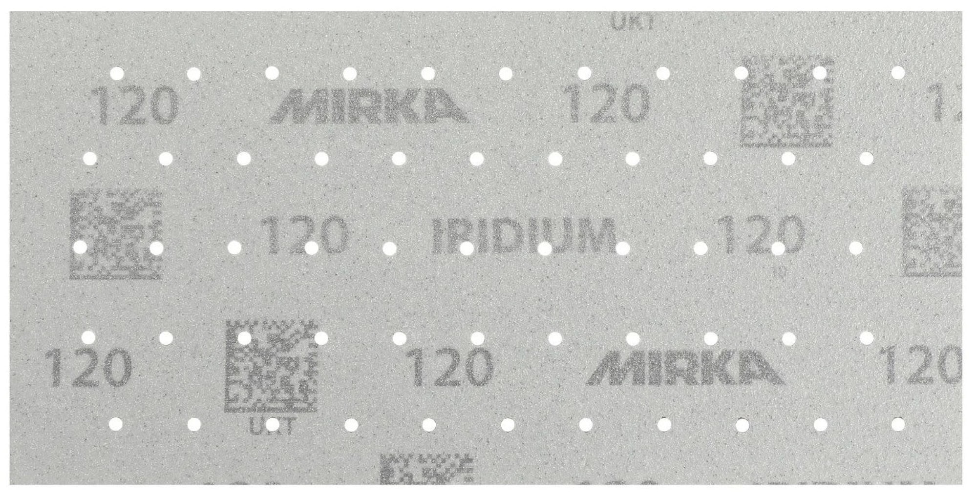 Mirka® Iridium® 246A605040, 115 mm x 230 mm, P40, Multilochung, Kletthaftend, Schleifstreifen mit Keramik- und Aluminiumkorn
