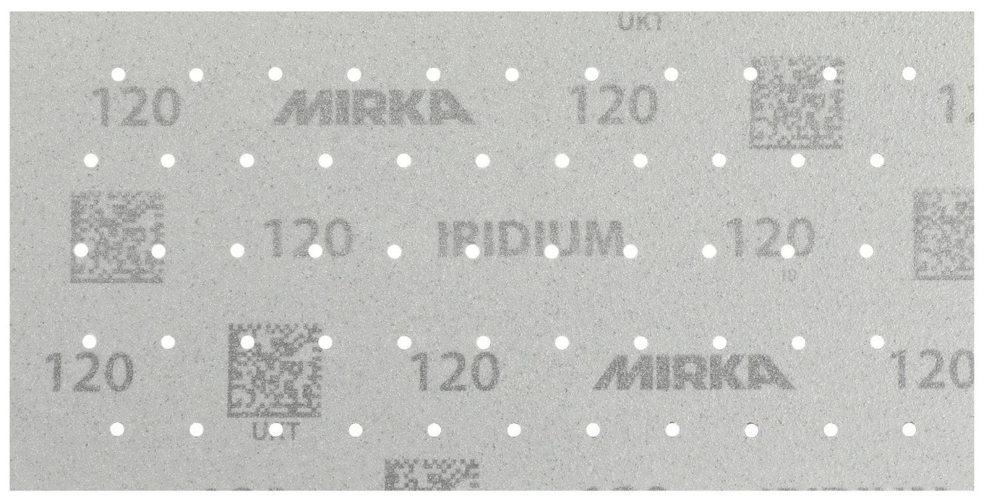 Mirka® Iridium® 246A605015, 115 mm x 230 mm, P150, Multilochung, Kletthaftend, Schleifstreifen mit Keramik- und Aluminiumkorn