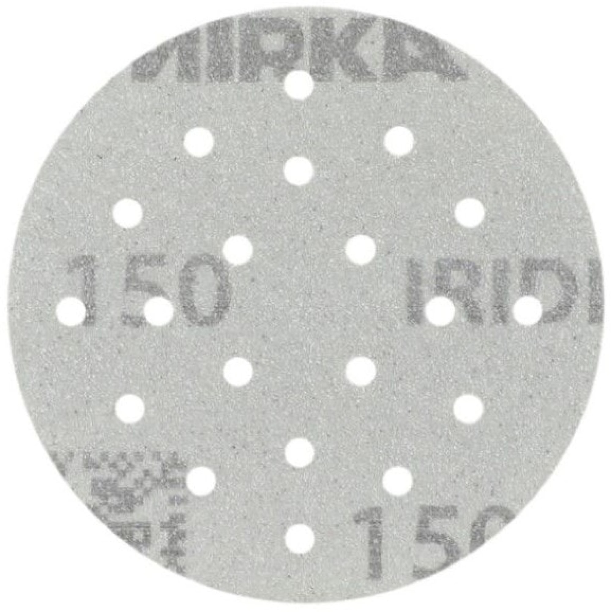 Mirka® Iridium® 246JU05080, Ø 77 mm, P80, Multilochung, Kletthaftend, Schleifscheibe mit Keramik- und Aluminiumkorn