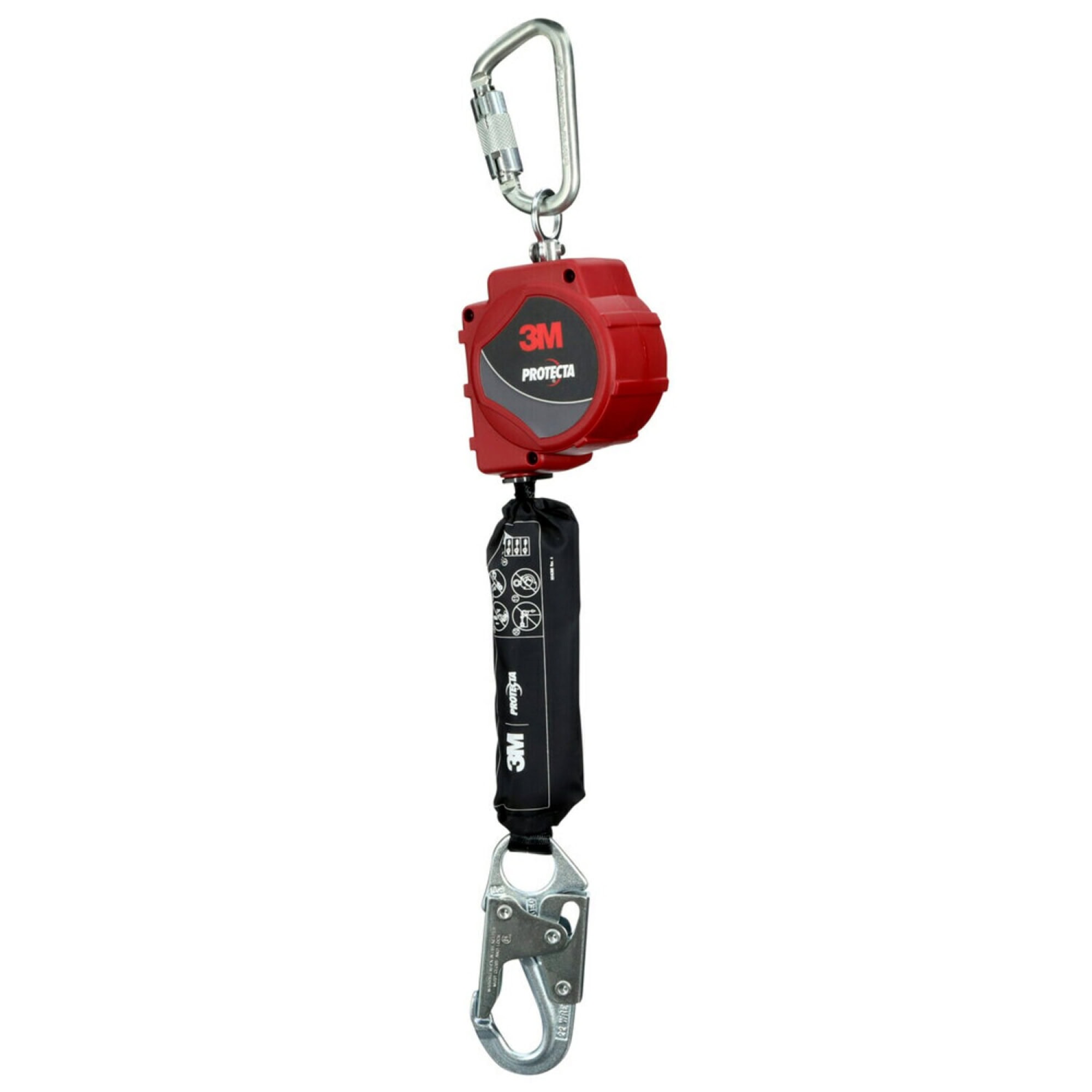 3M™ Protecta® Höhensicherungsgerät mit Gurtband 3100647, 3.4 m,  Zur Reduktion von Fallhöhe und der auf den Anwender einwirkenden Kräfte