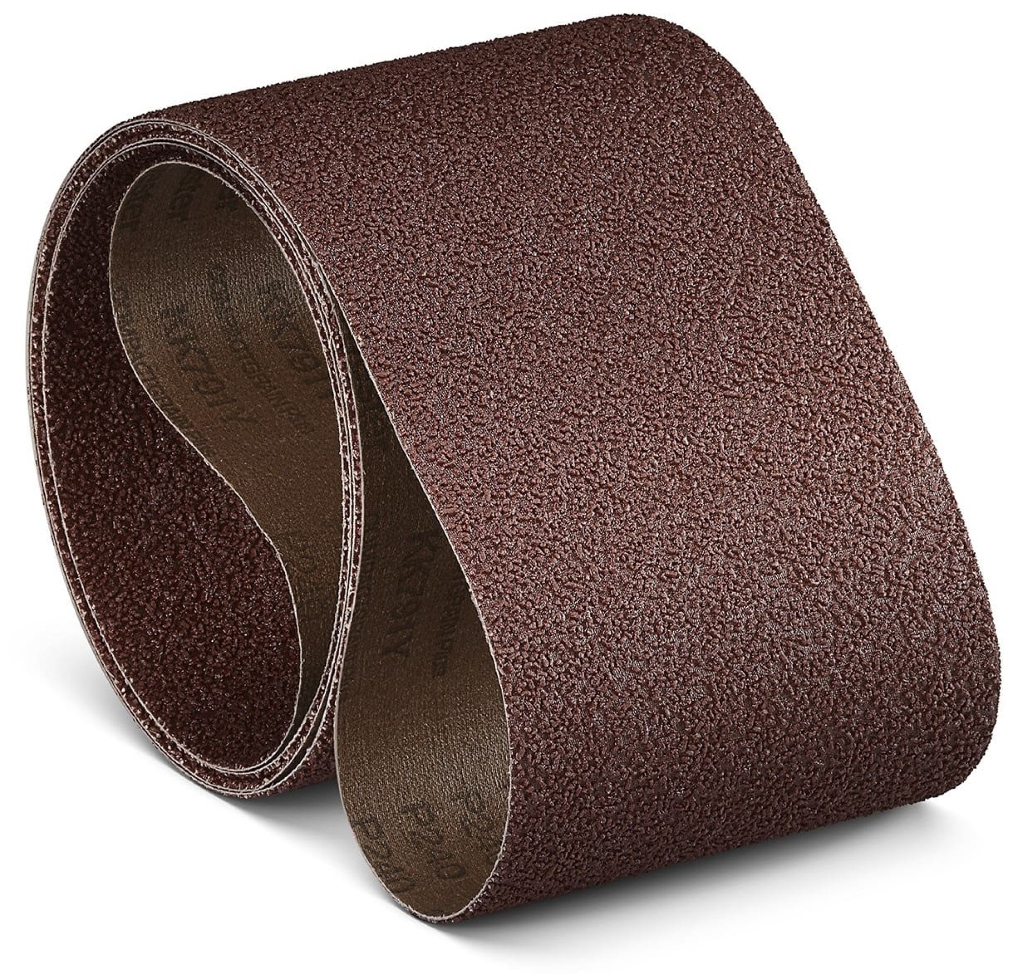 VSM COMPACTGRAIN PLUS KK791Y 709866, 150 mm x 2500 mm, A, P320, Ausführung (E07), Y-Polyester, Rot-braun, Schmalband mit Aluminium Granulat, Für Edelstahl und Superlegierungen