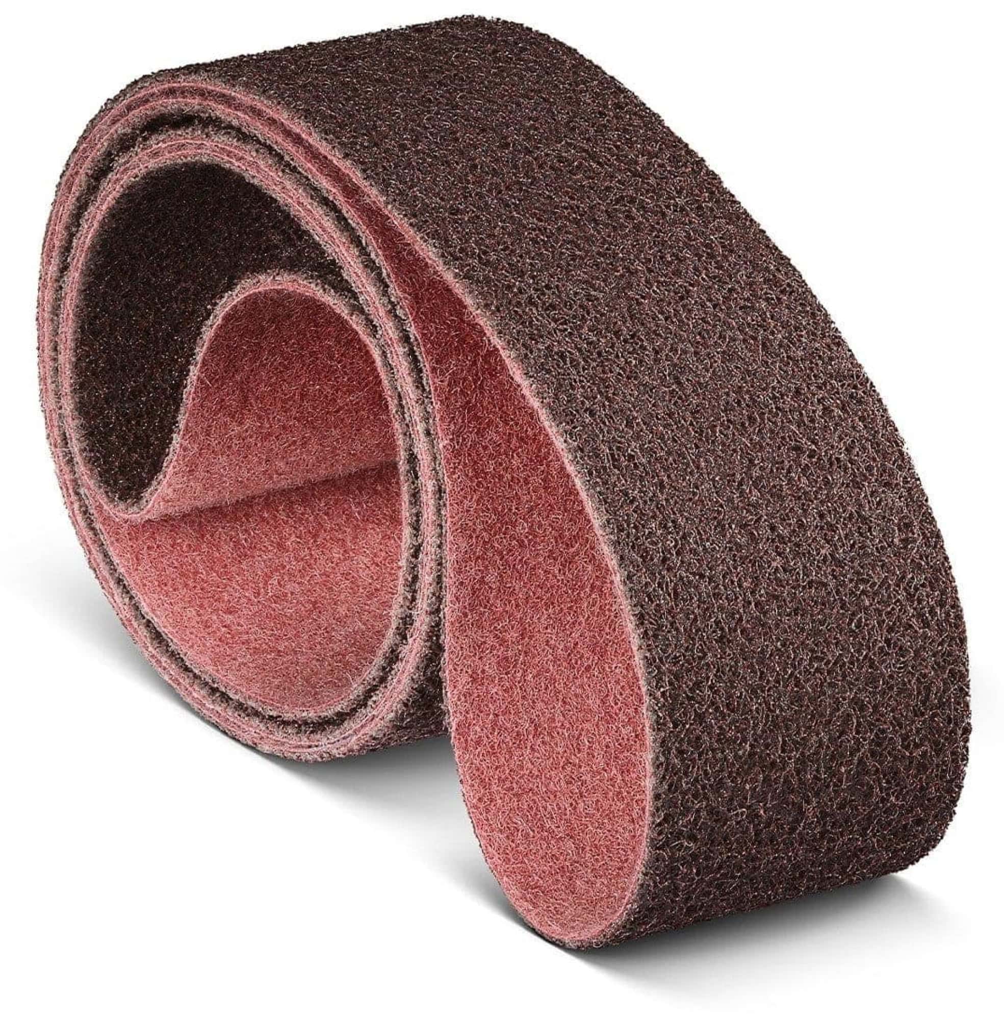 VSM SCHLEIFVLIES KV707X 701329, 150 mm x 2000 mm, Mittel, A, S, P180, E-Papier, Ausführung (E07), Rot, Schmalband mit Aluminium und Siliziumkarbid, Für NE-Metalle und Lacke