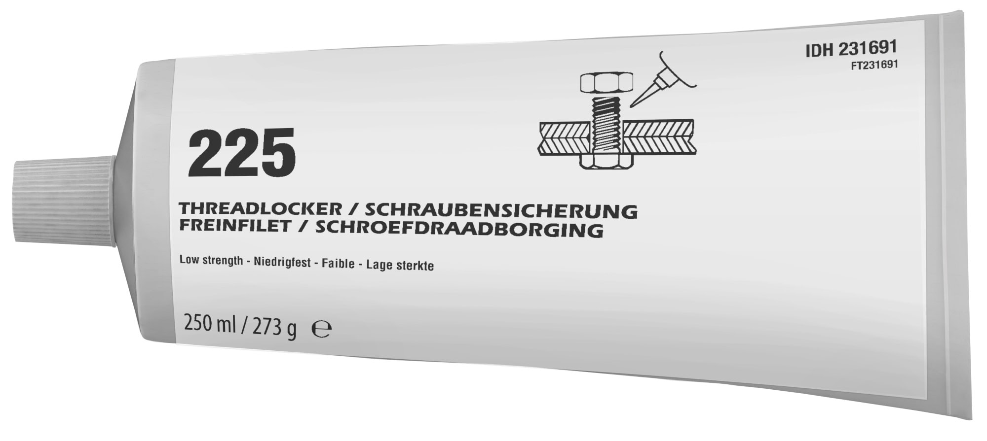 Henkel™ Loctite® 225 Schraubensicherung, 250 ml, Braun, 231691, Universell einsetzbar