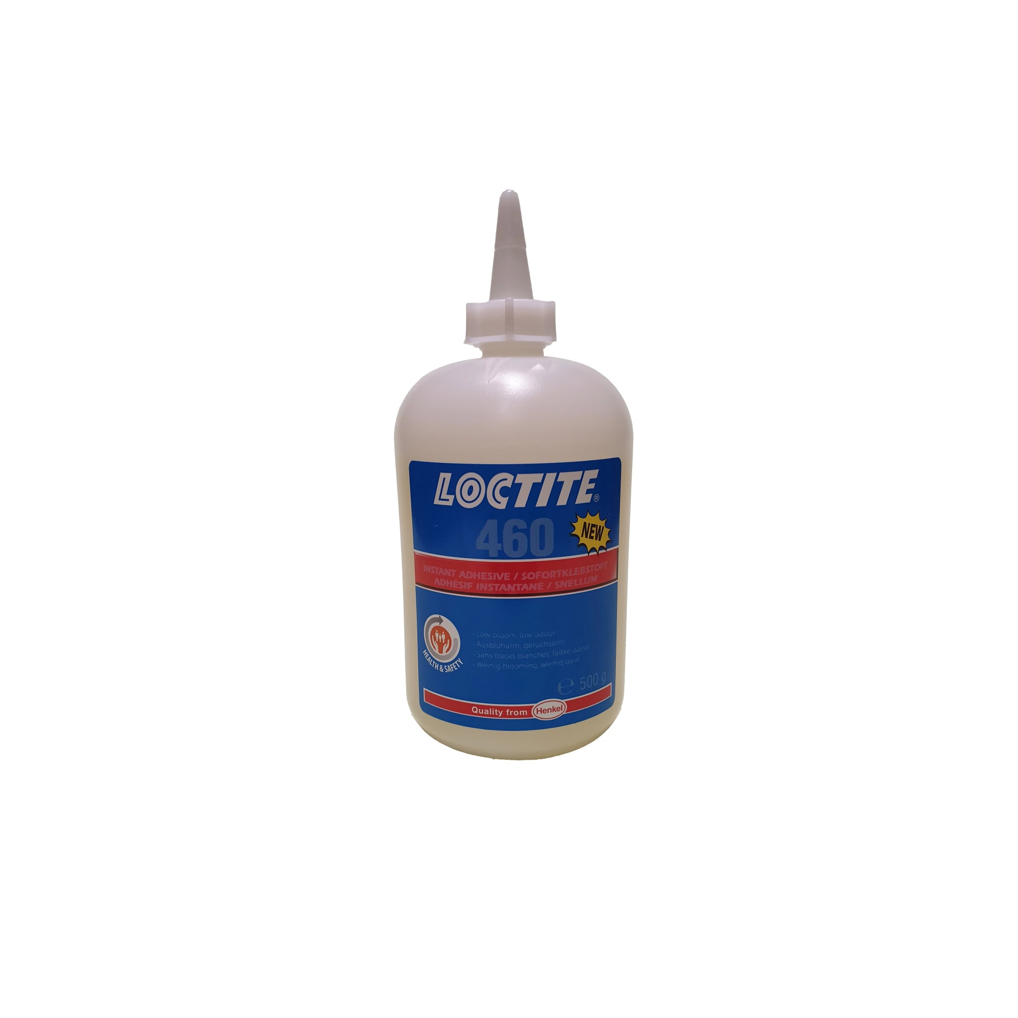 Henkel™ Loctite® 460 Sofortklebstoff, 500 g, Transparent, 142600, Für Kunststoffe, Elastomere und Metalle geeignet