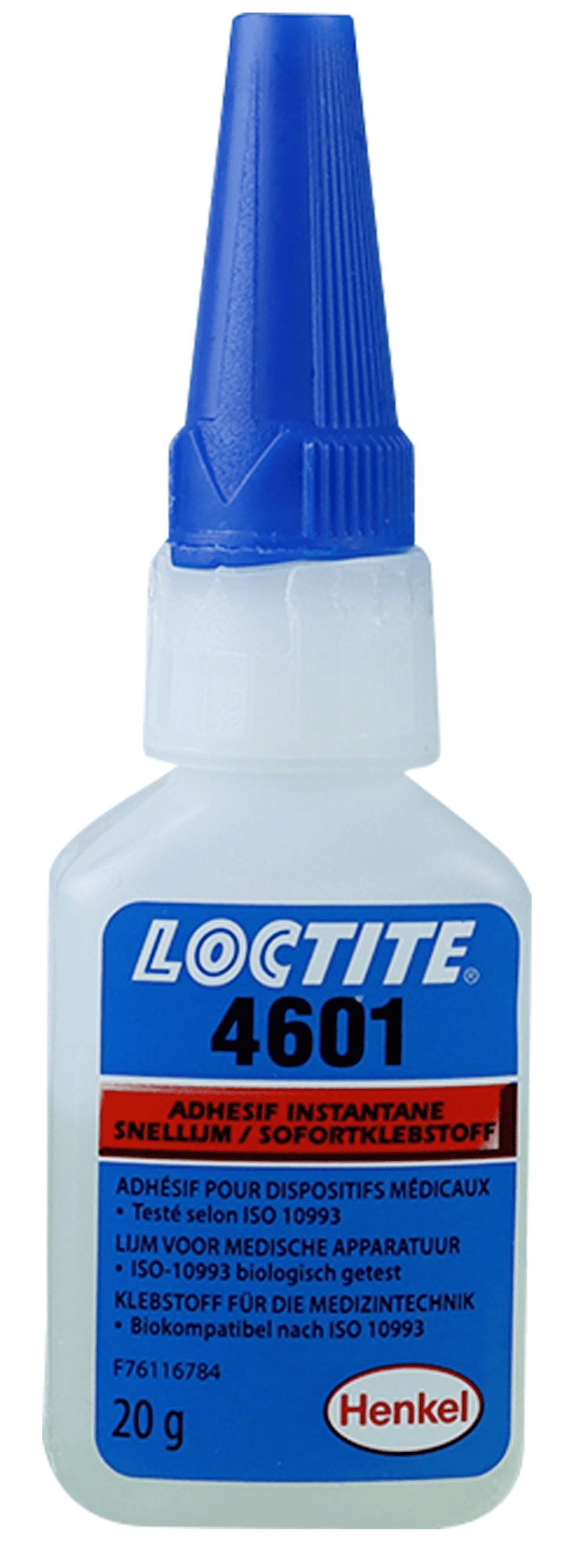 Henkel™ Loctite® 4601 Sofortklebstoff, 20 g, Transparent, 231818, Für Medizinprodukte geeignet