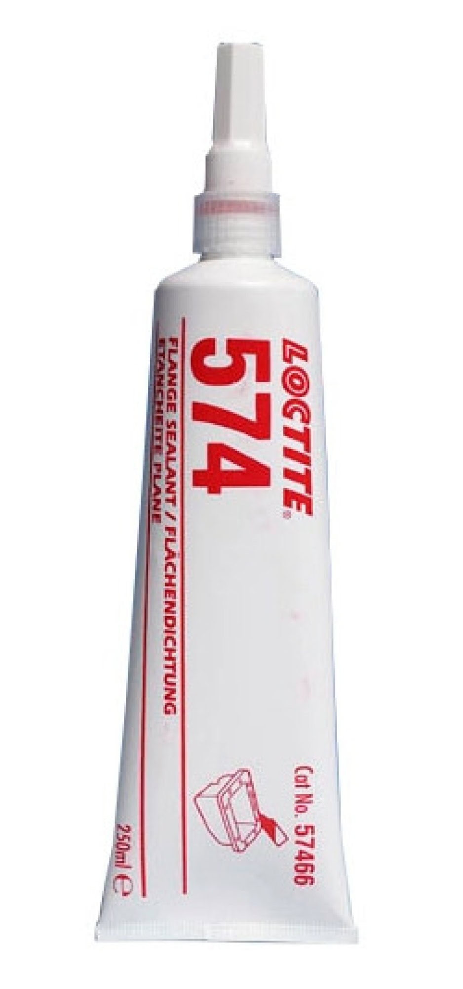 Henkel™ Loctite® 574 Flächendichtung, 250 ml, Orange, 231561, Für verwindungssteife Flanschverbindungen