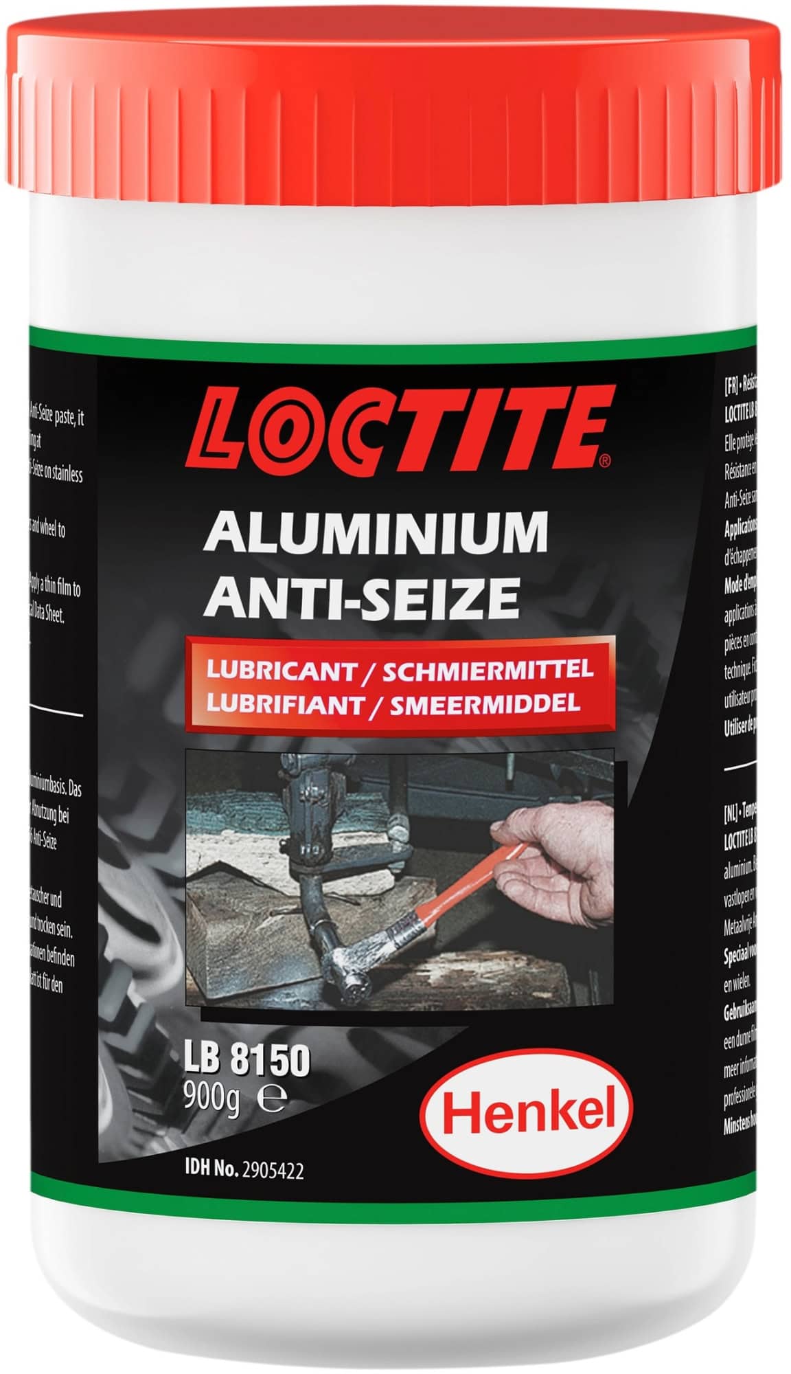 Henkel™ Loctite® LB 8150 Anti-Seize Schmiestoff, 900 g, Silber, 2905422, Für extreme Temperaturen