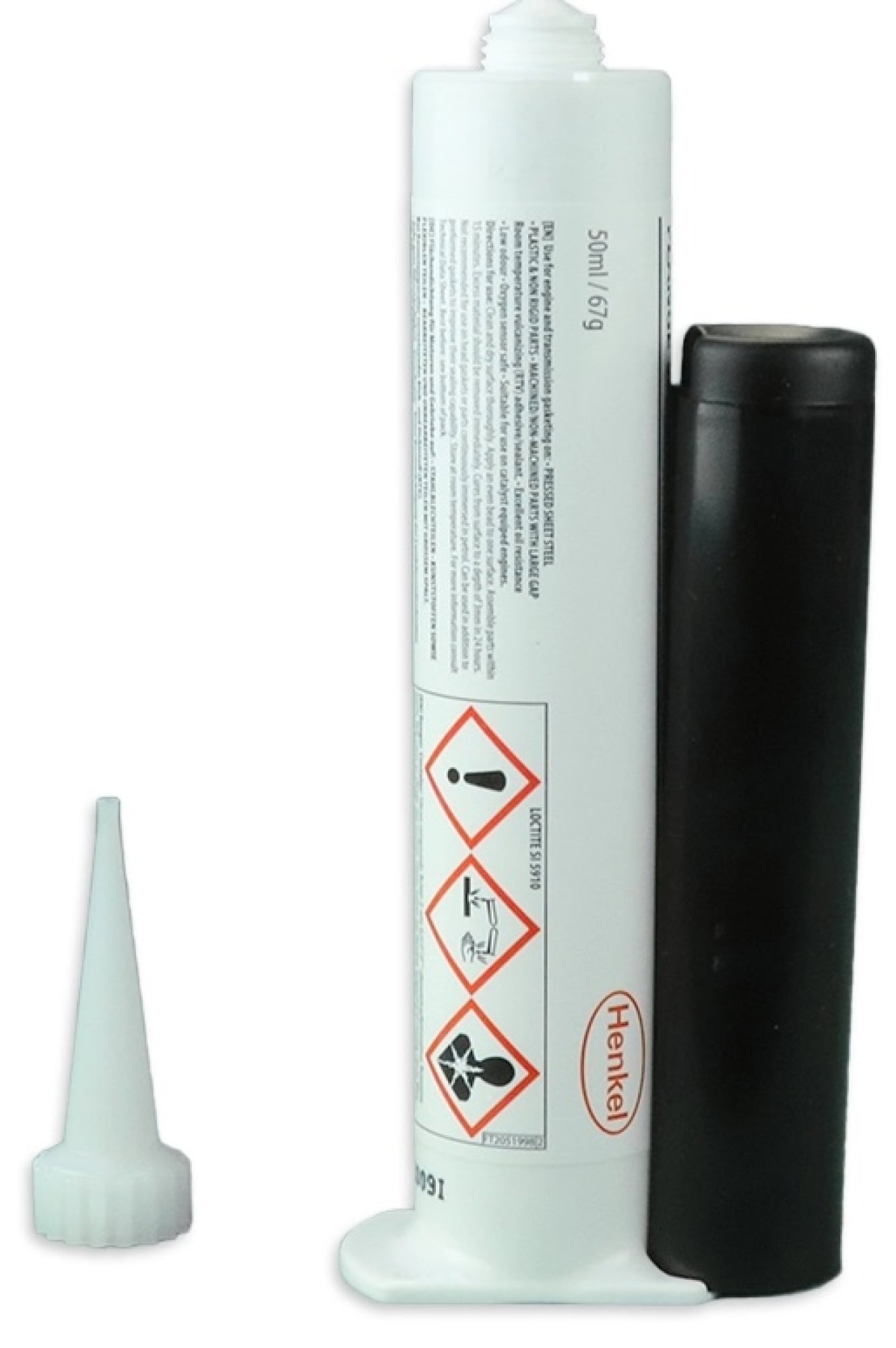 Henkel™ Loctite® SI 5910 Silikondichtung, 50 ml, Schwarz, 2051998, Schnell abbindende, ölbeständige Silikondichtunge für flexible Flansche
