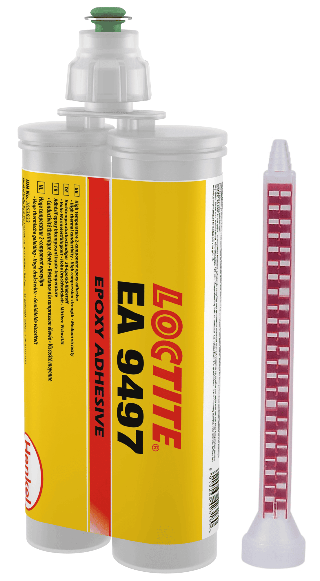 Henkel™ Loctite® Epoxid Strukturklebstoff EA 9497, 400 ml, Grau, 2:1, Mittel, 2K, 2053833, Für wärmeleitfähige Klebeanwendungen