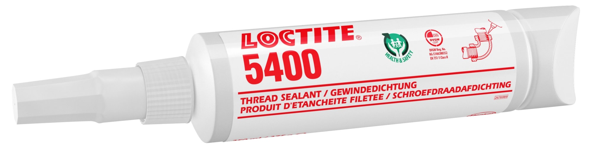 Henkel™ Loctite® 5400 Gewindedichtung, 250 ml, Gelb, Mittelfest, 1953598, Zum Sichern und Dichten aller Metallverschraubungen bis M80/R3"