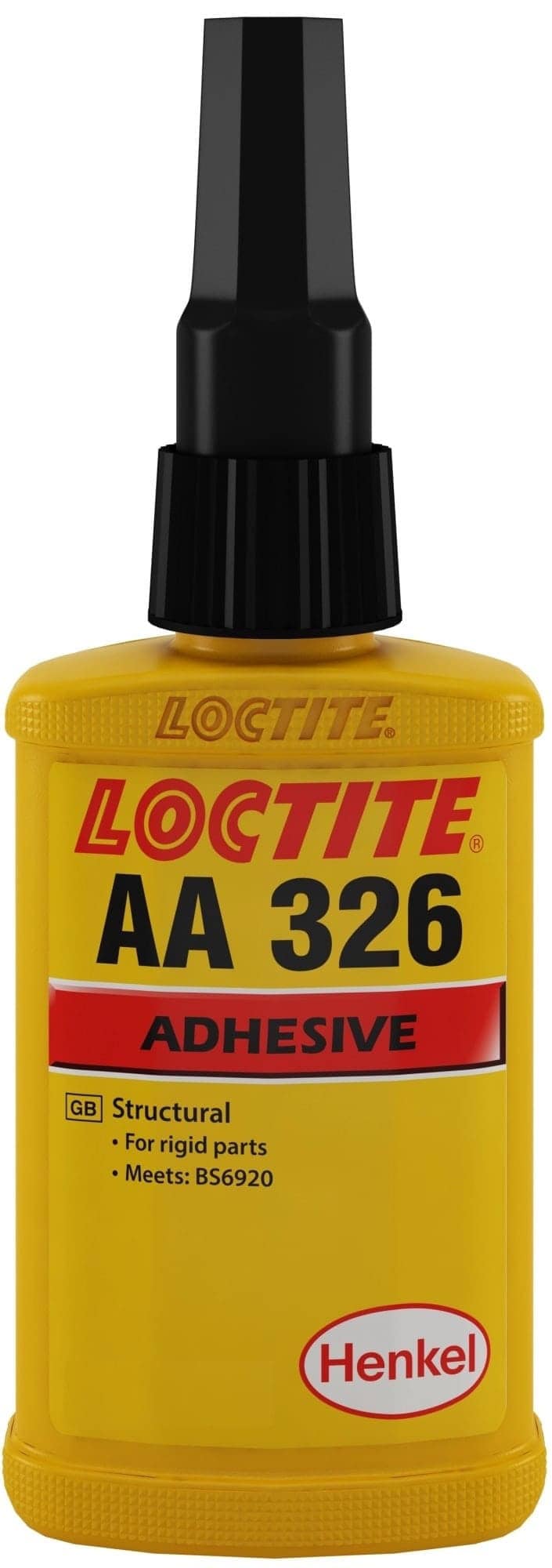Henkel™ Loctite® Acrylat Klebstoff AA 326, 250 ml, Gelb, Fest, 1K, 88481, Für Magnetklebungen