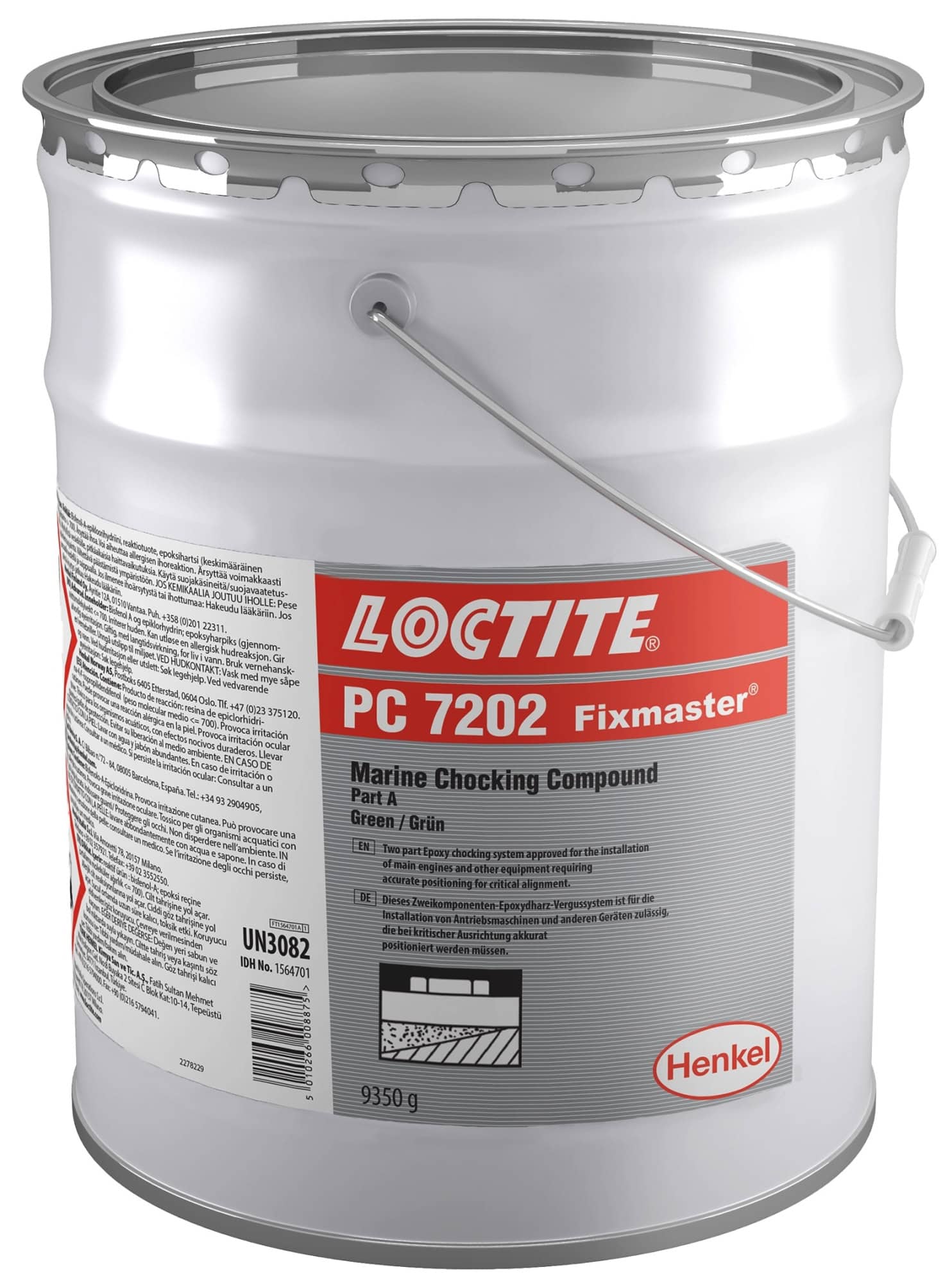 Henkel™ Loctite® PC 7202 Epoxidharz-Vergusssystem, 3.5 Kg , Orange/Grün, 100 : 11.6, 2K, 1807018, Für maximale Belastungen