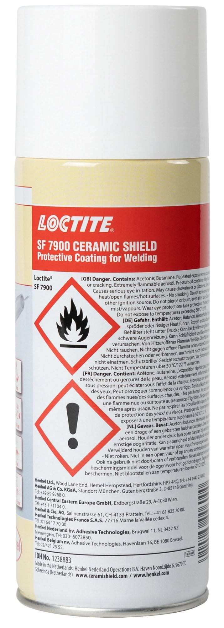 Henkel™ Loctite® SF 7900 Keramik Schutzbeschichtung, 400 ml, Weiß, 1238883, Zum Schutz vor Schweiß-/ Metallspritzern