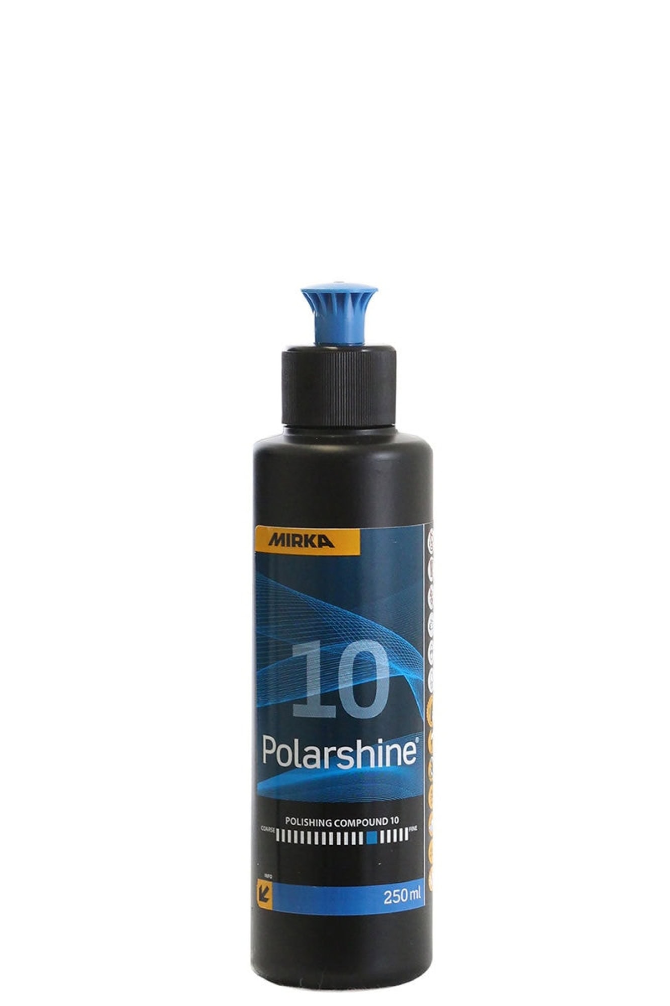 Mirka® Polarshine 10 7995002511, 250 ml, One-Step Politur für ein schnelles und perfektes Finish