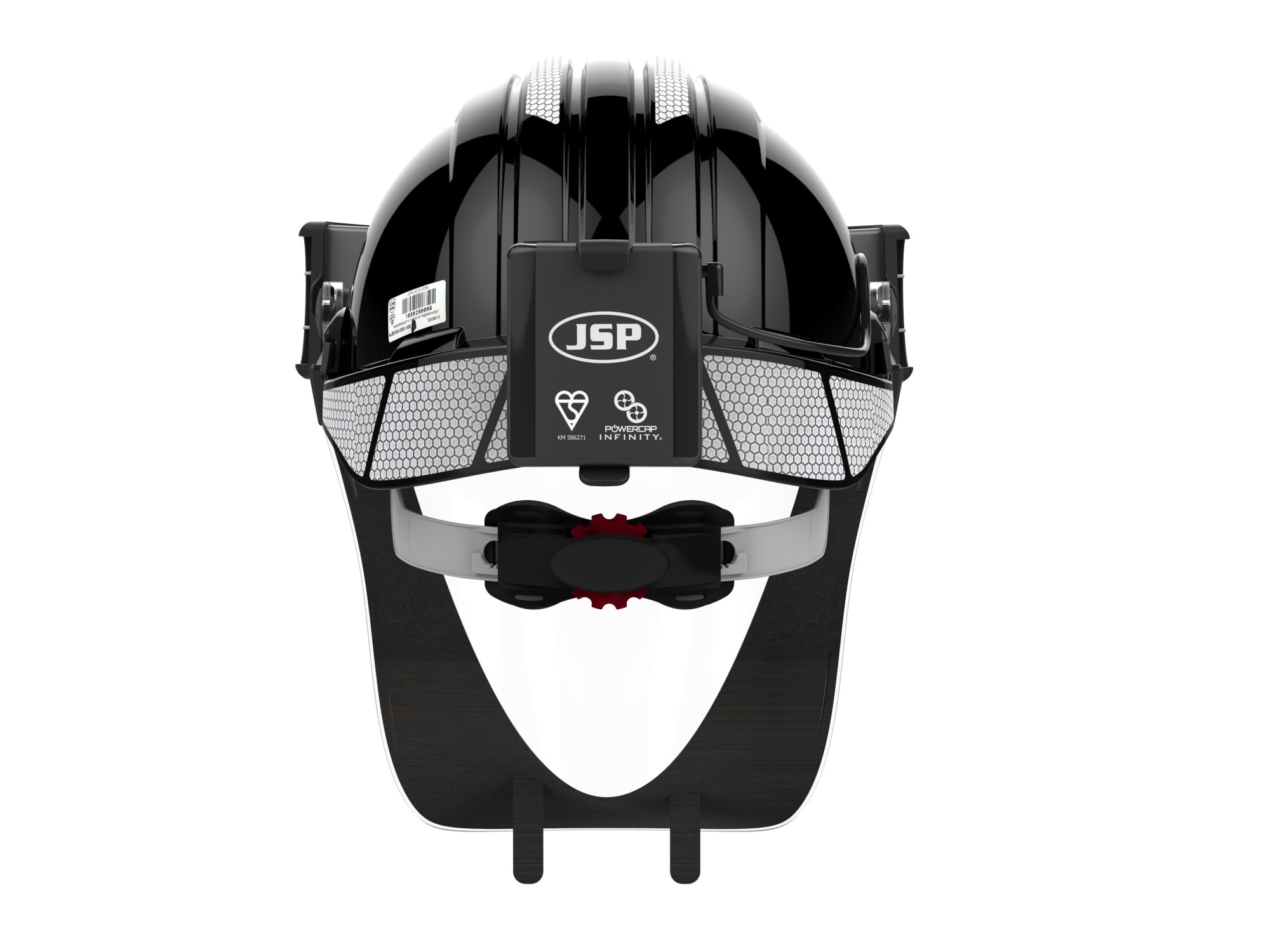 Powercap® Infinity® CEA646-000-100, Voll integriertes TH3-Atemschutzgerät mit weißem Helm & optionalen Gehörschutz