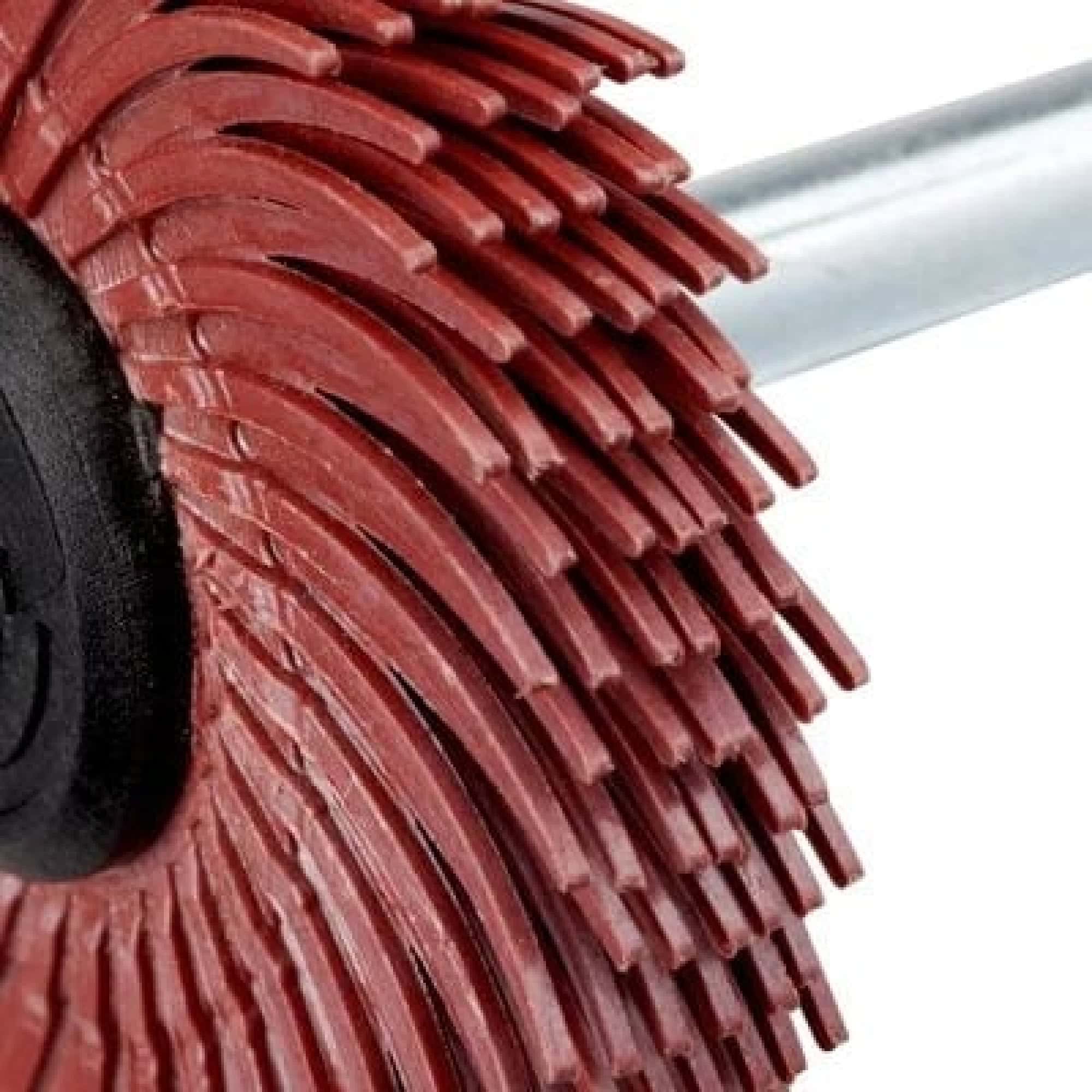 3M™ Scotch-Brite™ BB-ZS 62967, Ø 50 mm x 6 mm, P220, Typ C, Rot, 15.000 U./Min., Bristle Brush, Für Reinigungs- und Finisharbeiten