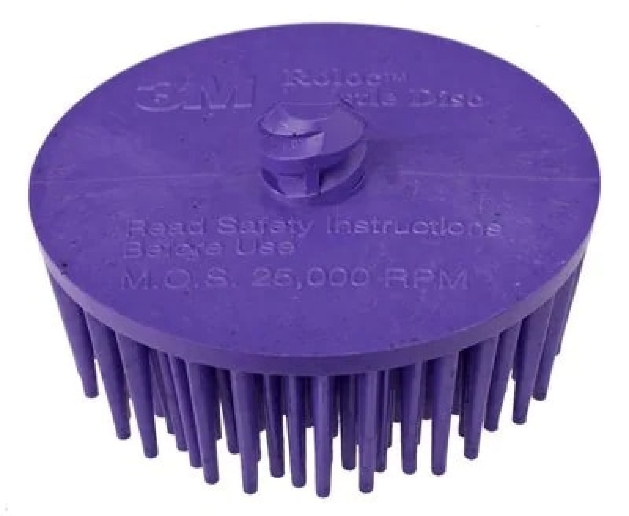 3M™ Scotch-Brite™ Roloc™ RD-ZB 07536, Ø 50 mm, P36, Violett, 25.000 U./Min., Bristle Disc, Für Reinigungs- und Entgratungsarbeiten