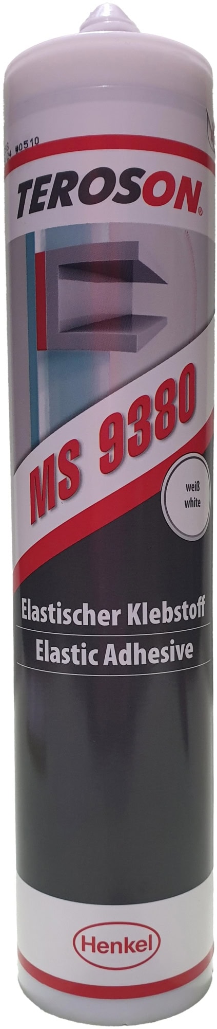 Henkel™ Teroson® MS 9380 Silanmodifizierter Polymer Klebstoffstoff, 290 ml, Weiß, 1K, 2969058, Für elastische Verklebungen