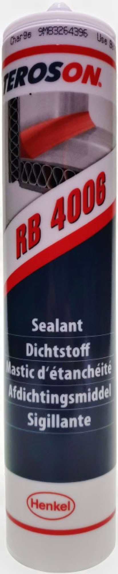 Henkel™ Teroson® RB 4006 Montagedichtstoff , 310 ml, Grau, Pastös, 1104609, Für verschiedene Untergründe